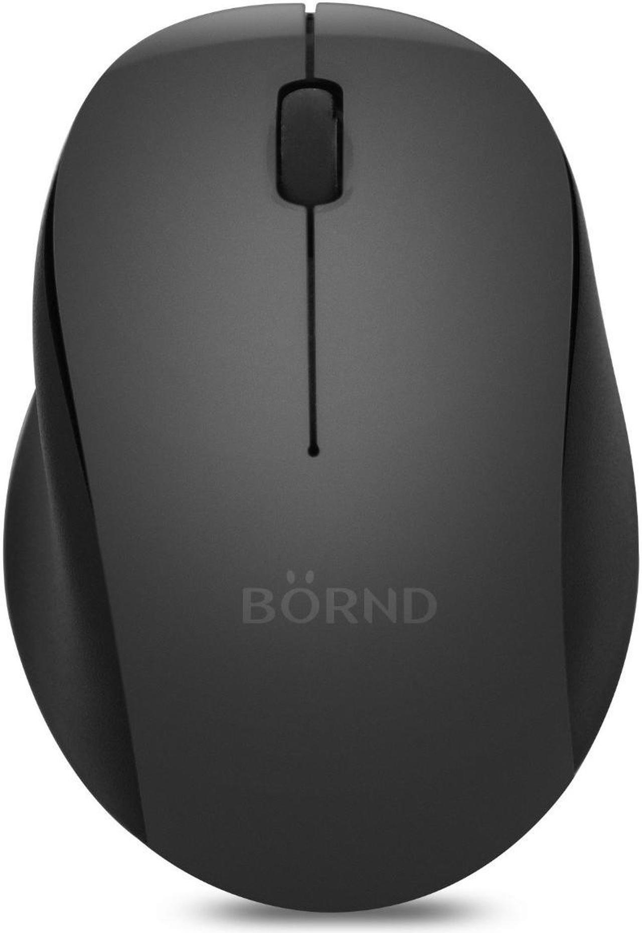 BORND M120 DARK GRAY M120 2.4G Ultra-Silent Wireless Optical Mouse (Dark Gray)