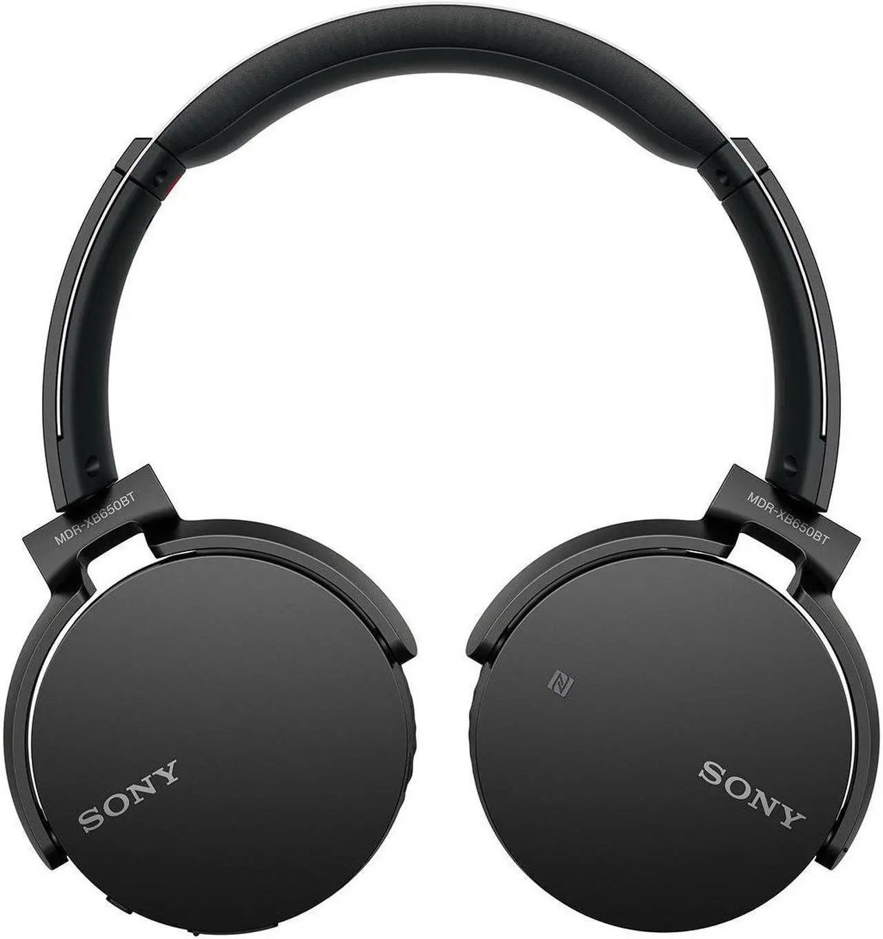 Alt view image 3 of 20 - Sony XB650BT Wireless On-Ear Bluetooth Headphones with 30mm drivers, NFC, Powerful Music, Comfort Ear Pads, and Built-In Microphone, Black, MDRXB650BT/B