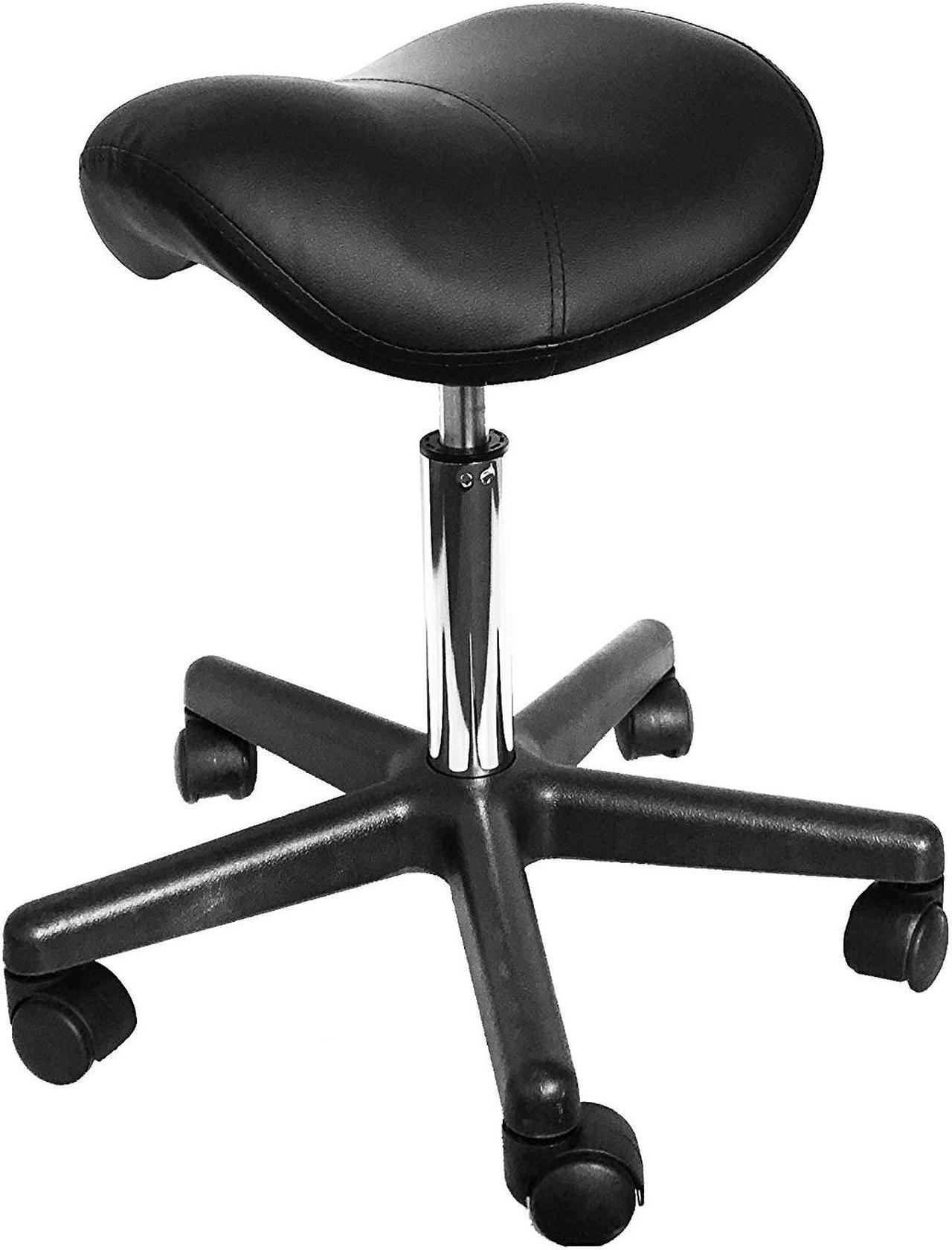 Angel Hydraulic Saddle Massage Stool Ergonomic Comfortable Rolling Adjustable Salon Swivel Saddle Seat