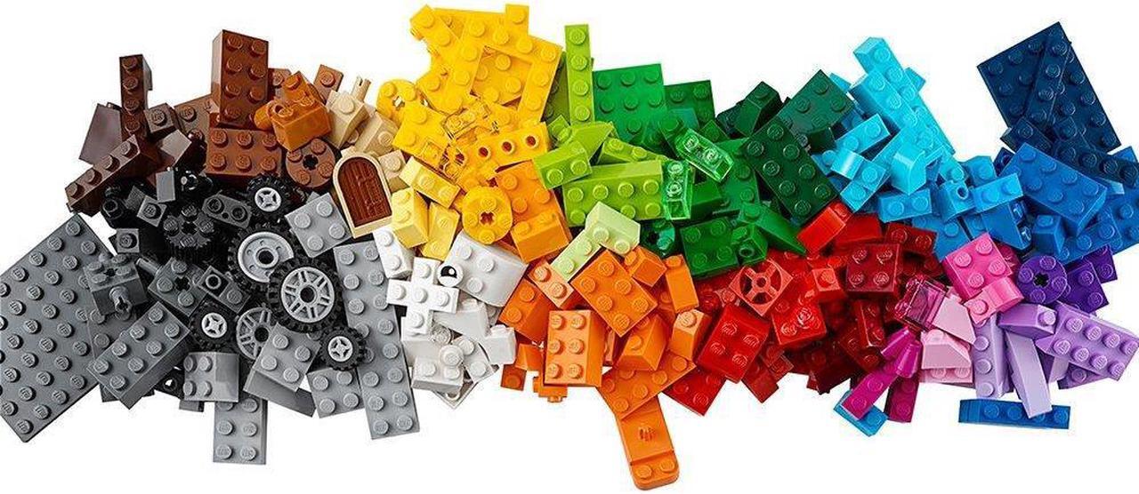 Alt view image 15 of 20 - LEGO Classic Medium Creative Bricks Kids 484 Piece Building Box Set | 10696