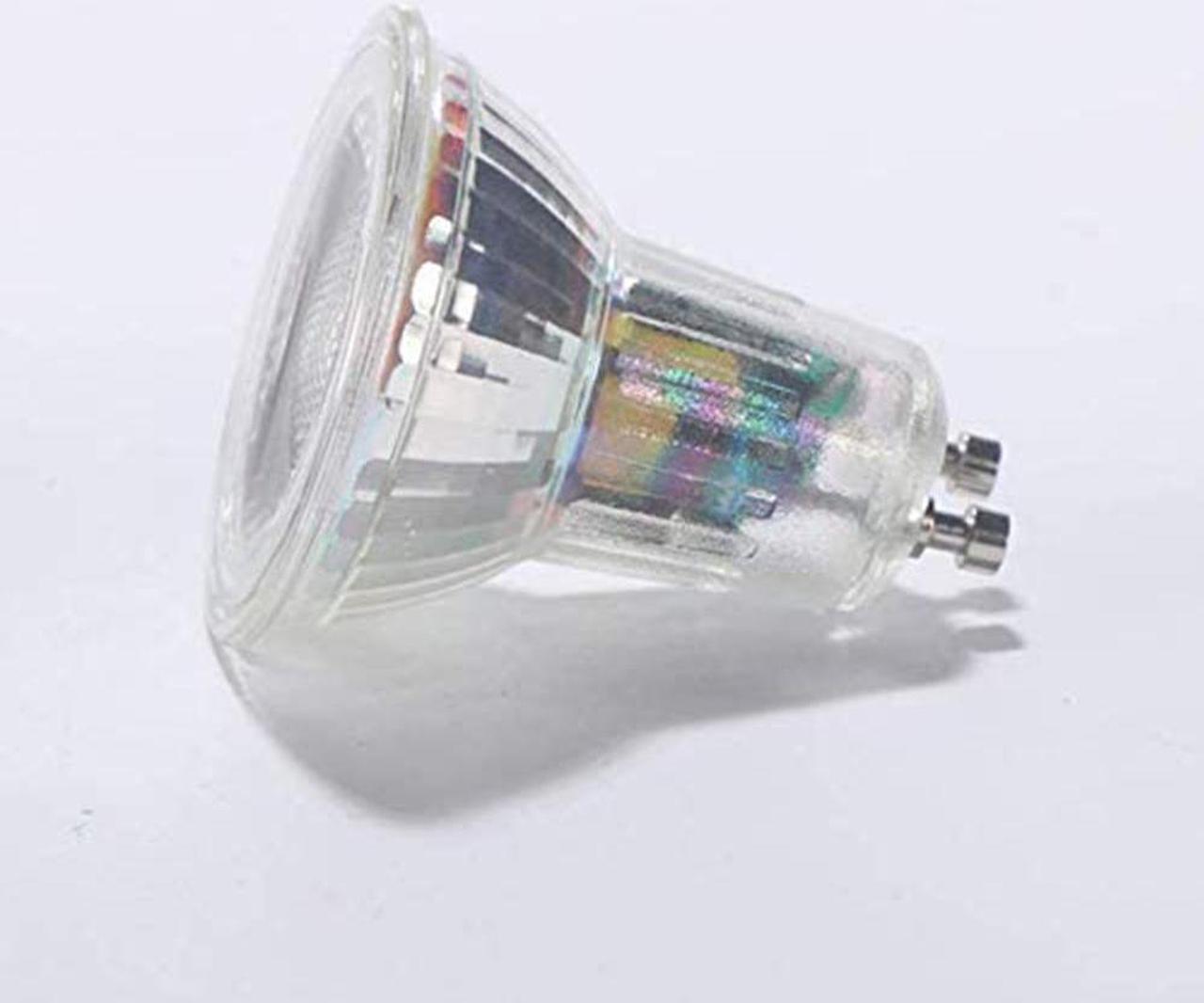 Alt view image 2 of 7 - 6-Pack GU10 led bulbs dimmable 6000k 50W Halogen Bulb Equivalent Daylight White 450 Lumen 38 Degree Beam Angle MR16 Glass Track Light Spotlight Bulbs, AC 110V