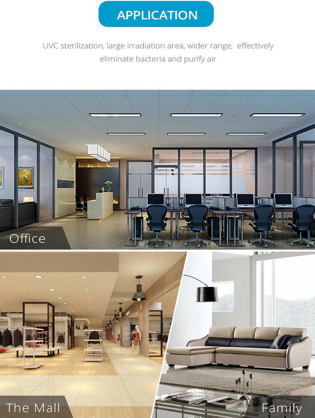 Alt view image 5 of 7 - UVC germicidal lamp disinfection LED bulbs virus-killing cross-border explosion lamps E27 110V
