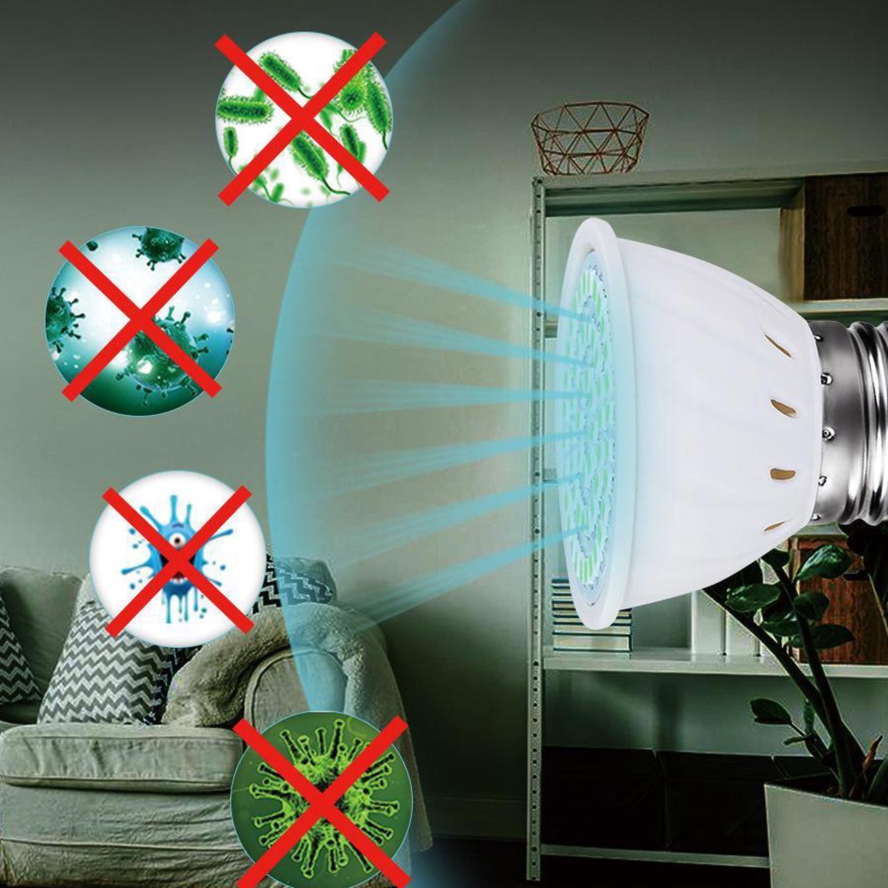 Alt view image 2 of 7 - UVC germicidal lamp disinfection LED bulbs virus-killing cross-border explosion lamps E27 110V