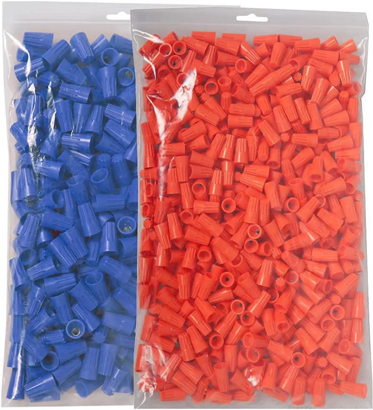 Main image of OmaiLighting Blue Electrical Wire Connector Screw Terminal (1,000 Pack) and Orange Electrical Wire Connector Screw Terminal (500 Pack)