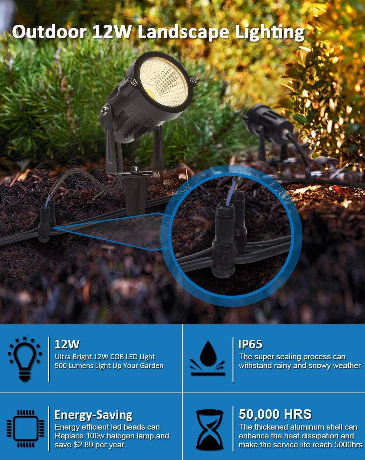 Alt view image 5 of 6 - OmaiLighting Low Voltage Fastlock Landscape Lighting Wire Connector Outdoor 12-14 Gauge Cable Connectors for Landscape Path Lights Work with Malibu Paradise Moonrays and More (16 Pack)