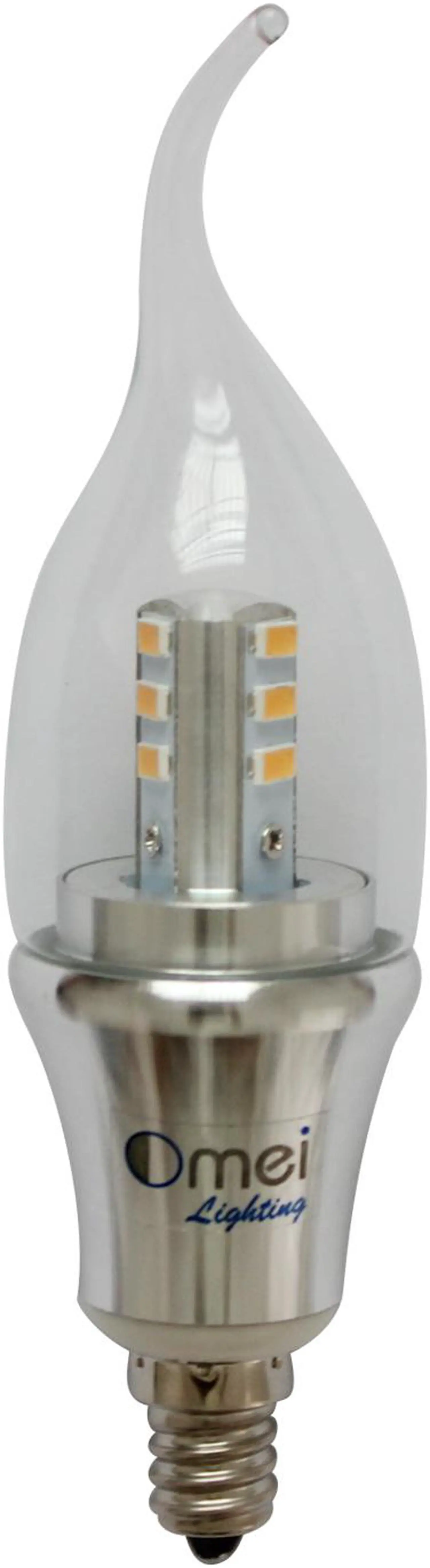 Main image of 6-Pack LED Candelabra Bulb 4000k Neutral Daylight Color Afternoon Sunshine Color E12 base 60 Watt Replacement Candelabra base LED Bulbs LED Lights