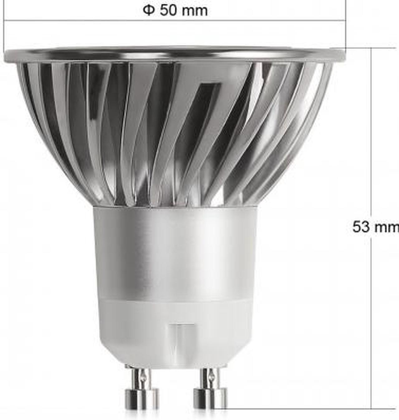 Main image of Dimmable 4W GU10 LED Bulbs, 35W Equivalent, Recessed Lighting, Track Lighting, Warm White