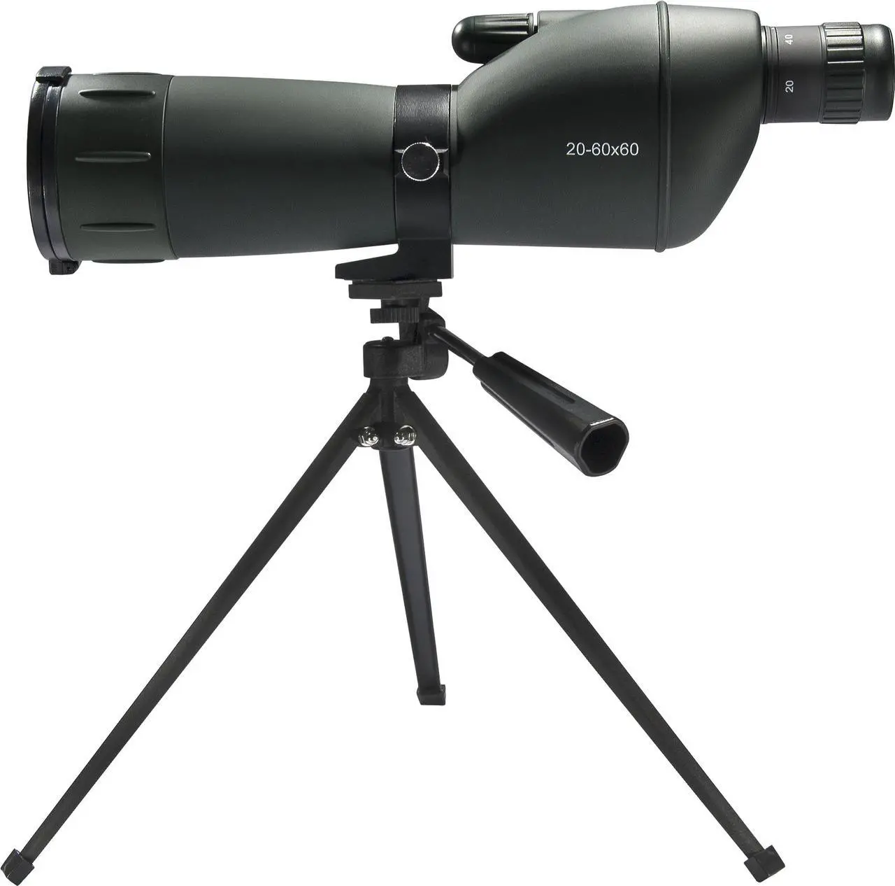 Alt view image 3 of 15 - Barska Colorado 20-60x60 Straight-Body Spotting Scope w/ Tripod CO10866