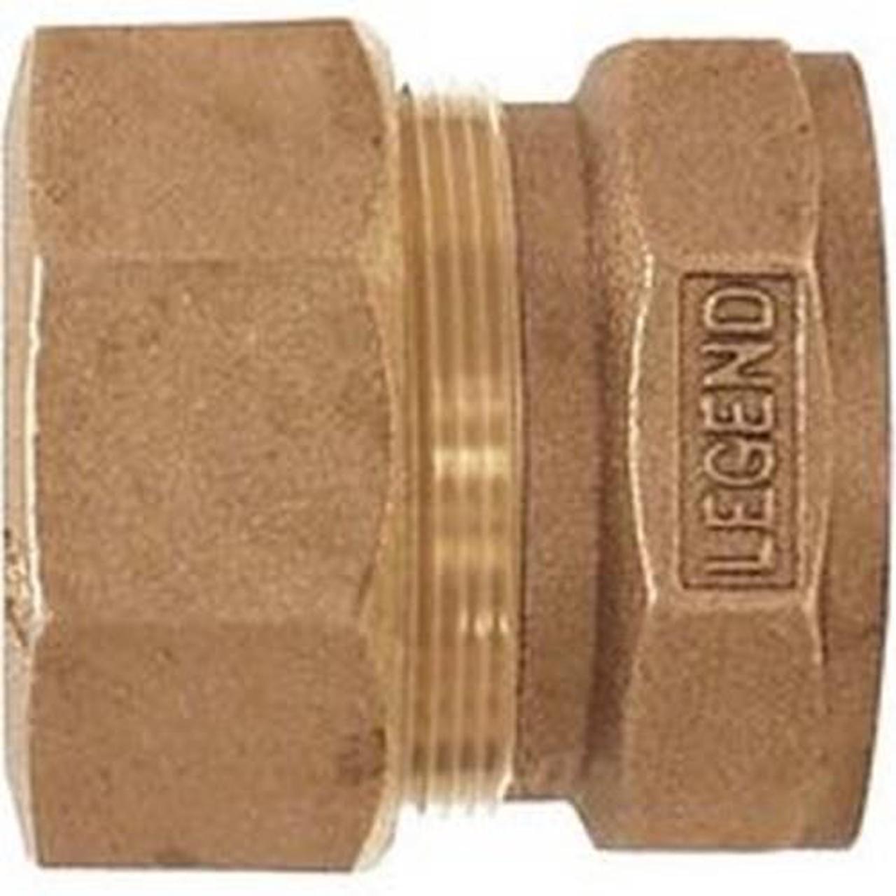 Alt view image 2 of 3 - 3/4 COMPRESS X FPT COUPLING Legend Valve and Fitting Water Service Fittings