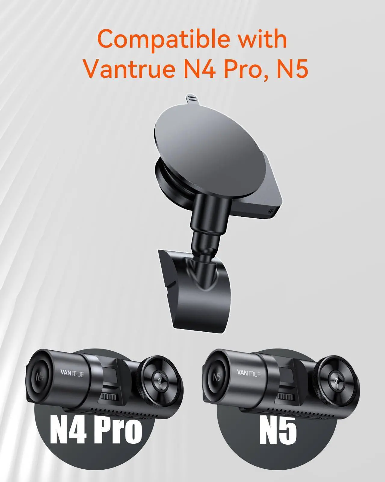 Alt view image 2 of 7 - VANTRUE N5, N4 Pro Dash Cam GPS Receiver Module Type C USB Port Car Suction Cup Mount for Windows and Mac