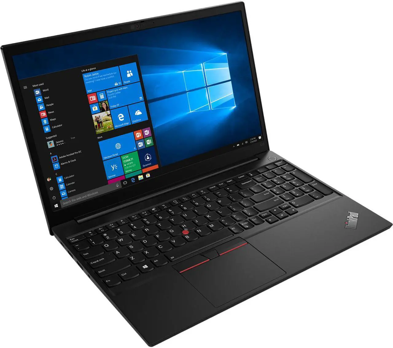 Alt view image 2 of 5 - Lenovo ThinkPad E15 Gen 2 Home and Business Laptop Black (AMD Ryzen 5 4500U 6-Core, 8GB RAM, 256GB SSD, 15.6" Full HD (1920x1080), AMD Radeon Graphics, Wifi, Bluetooth, Webcam, 1xHDMI, Win 10 Pro)