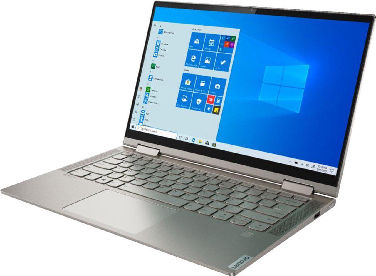 Alt view image 4 of 12 - Lenovo Yoga C740-14IML Home and Business Laptop (Intel i5-10210U 4-Core, 8GB RAM, 512GB m.2 SATA SSD, 14.0" Touch  Full HD (1920x1080), Intel UHD Graphics, Fingerprint, Wifi, Bluetooth, Win 10 Home)