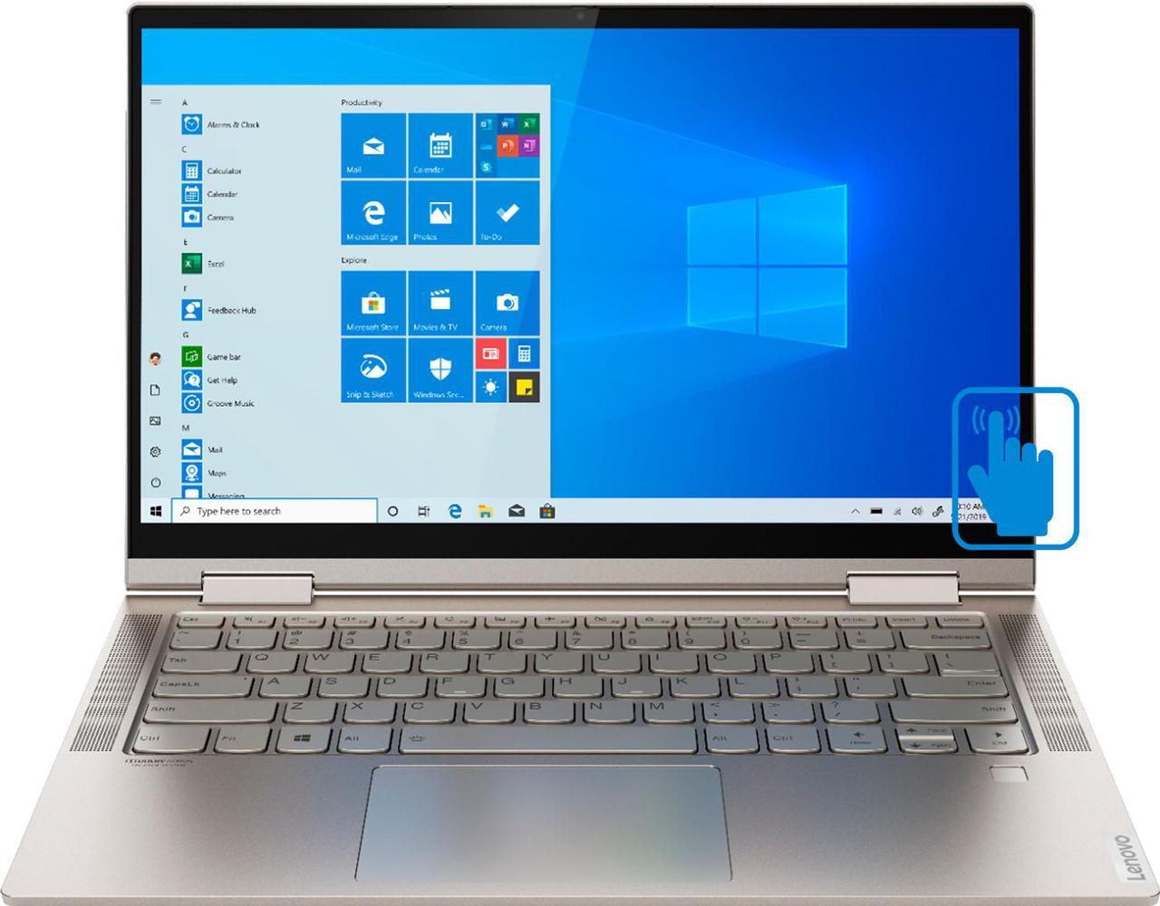 Main image of Lenovo Yoga C740-14IML Home and Business Laptop (Intel i5-10210U 4-Core, 8GB RAM, 512GB m.2 SATA SSD, 14.0" Touch  Full HD (1920x1080), Intel UHD Graphics, Fingerprint, Wifi, Bluetooth, Win 10 Home)