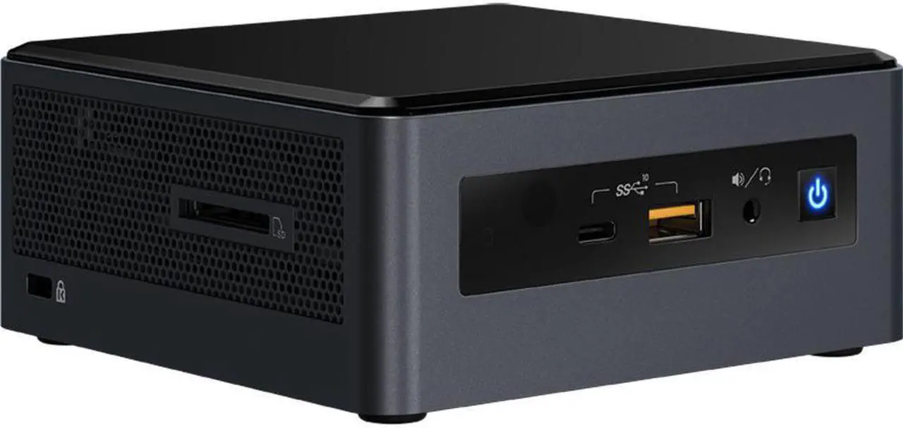 Main image of Intel NUC NUC8I5INHX Home & Business Mini Desktop (Intel i5-8265U 4-Core, AMD Radeon 540X, 8GB RAM, 1TB PCIe SSD + 1TB HDD (2.5), Wifi, HDMI, Bluetooth, Display Port, SD Card, Win 11 Pro)