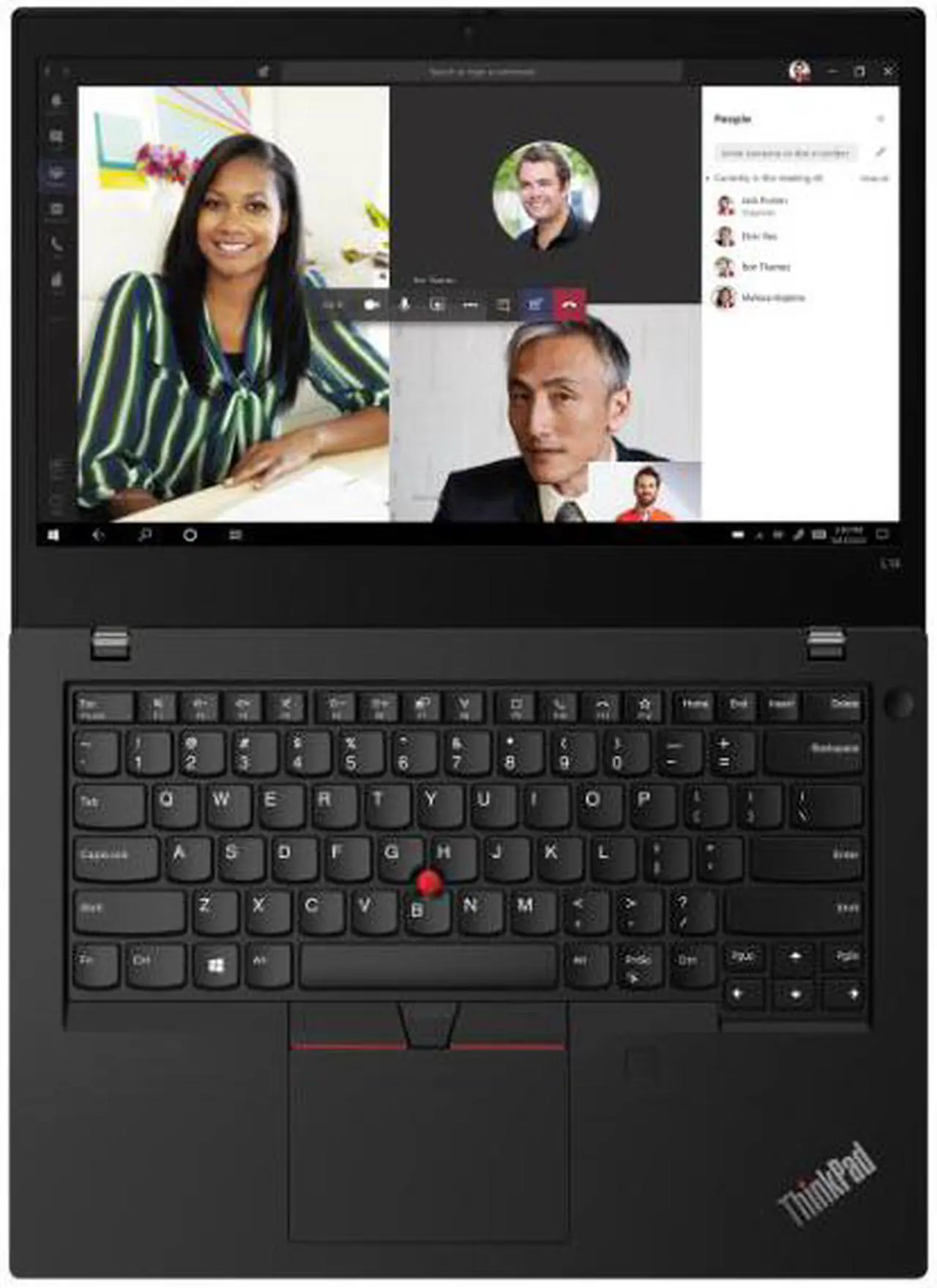 Alt view image 5 of 5 - Lenovo ThinkPad L14 Gen 2 Home & Business Laptop (Intel i7-1165G7 4-Core, 16GB RAM, 1TB PCIe SSD, 14.0" Full HD (1920x1080), Intel Iris Xe, Fingerprint, Wifi, Bluetooth, Win 10 Pro) with Hub