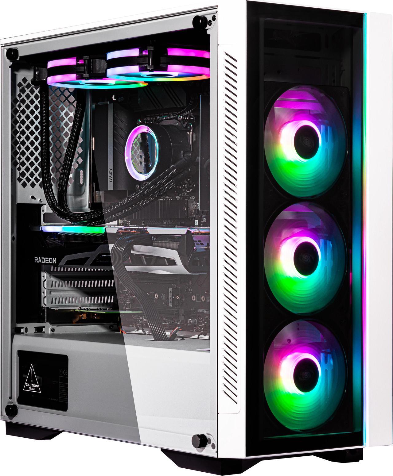 Main image of Velztorm Novux 12th Gen CTO Gaming Desktop Liquid-Cooled (Intel i5-12600K (Alder Lake) 10-Core, Radeon RX 6900 XT, 64GB DDR5 4800MHz RAM, 4TB PCIe SSD+6TB  HDD, WiFi, RGB Fans, 750W PSU, Win10H)