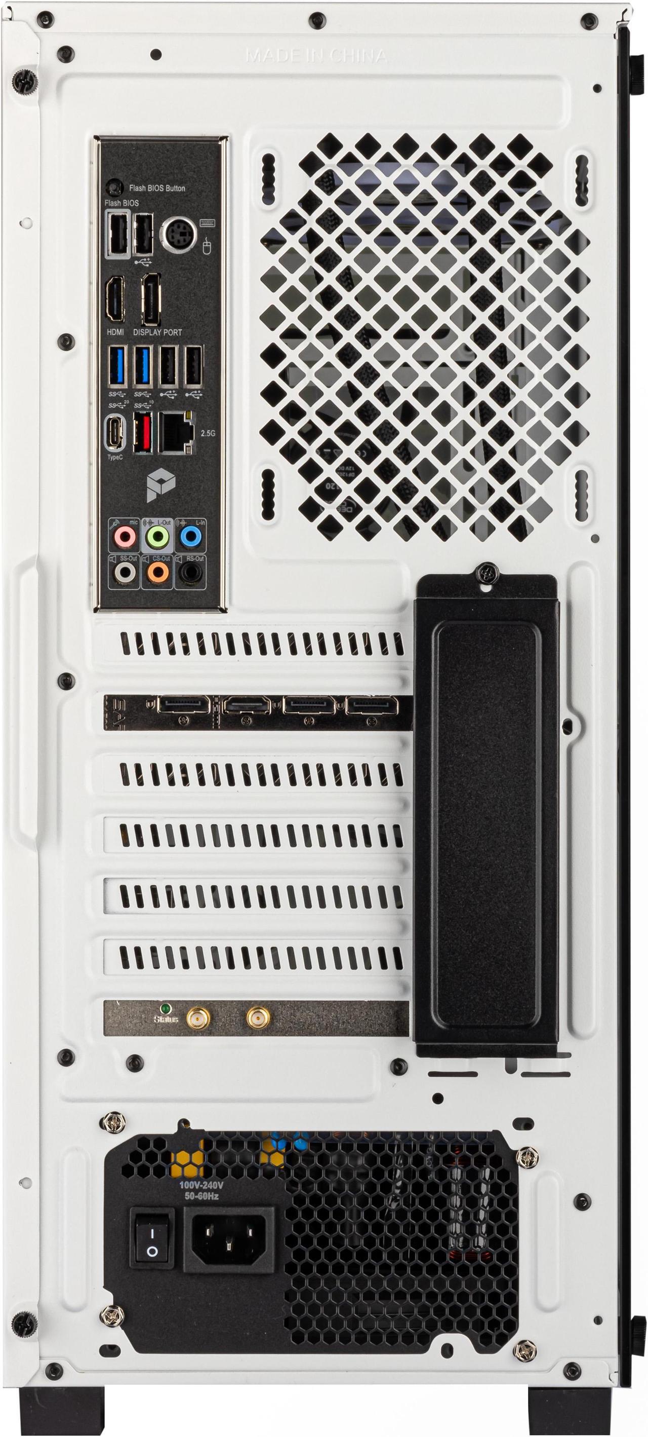 Alt view image 7 of 7 - Velztorm Novux 12th Gen CTO Gaming Desktop Liquid-Cooled (Intel i5-12600K (Alder Lake) 10-Core, Radeon RX 6900 XT, 64GB DDR5 4800MHz RAM, 4TB PCIe SSD+6TB  HDD, WiFi, RGB Fans, 750W PSU, Win10H)