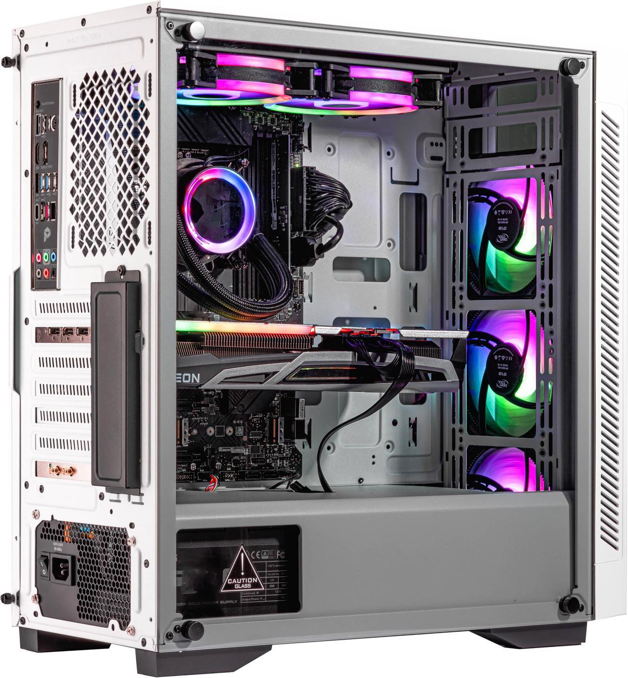 Alt view image 3 of 7 - Velztorm Novux 12th Gen CTO Gaming Desktop Liquid-Cooled (Intel i5-12600K (Alder Lake) 10-Core, Radeon RX 6900 XT, 64GB DDR5 4800MHz RAM, 4TB PCIe SSD+6TB  HDD, WiFi, RGB Fans, 750W PSU, Win10H)