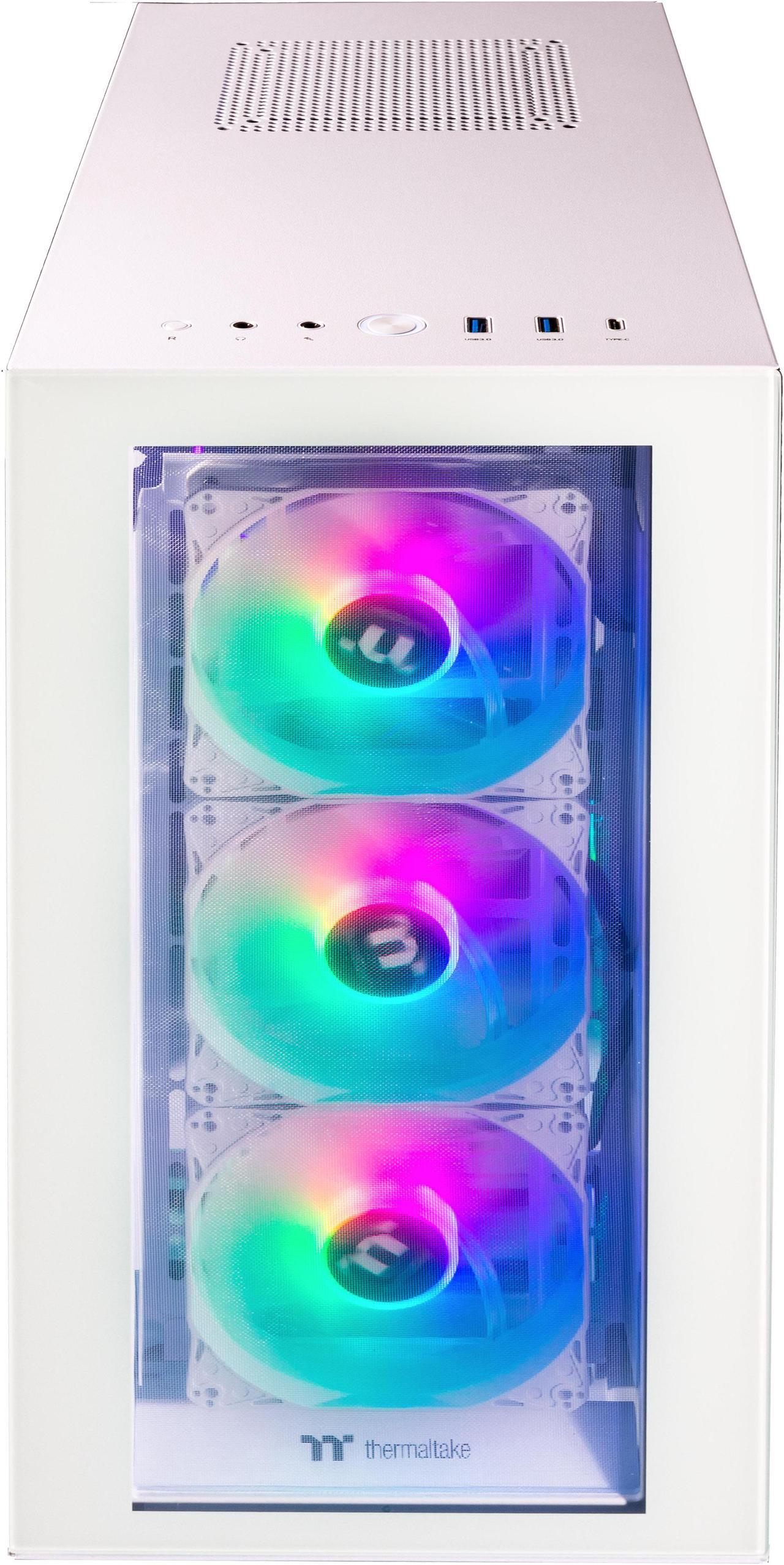 Alt view image 6 of 7 - Velztorm Gladio CTO Powerful Gaming Desktop  PC Liquid-Cooled (AMD Ryzen 9 5900X 12-Core, 128GB DDR4, 2TB PCIe SSD + 6TB HDD (3.5), GeForce RTX 3070 8GB, WRGB Fans, AC WiFi,  BT, Win 10 Pro)