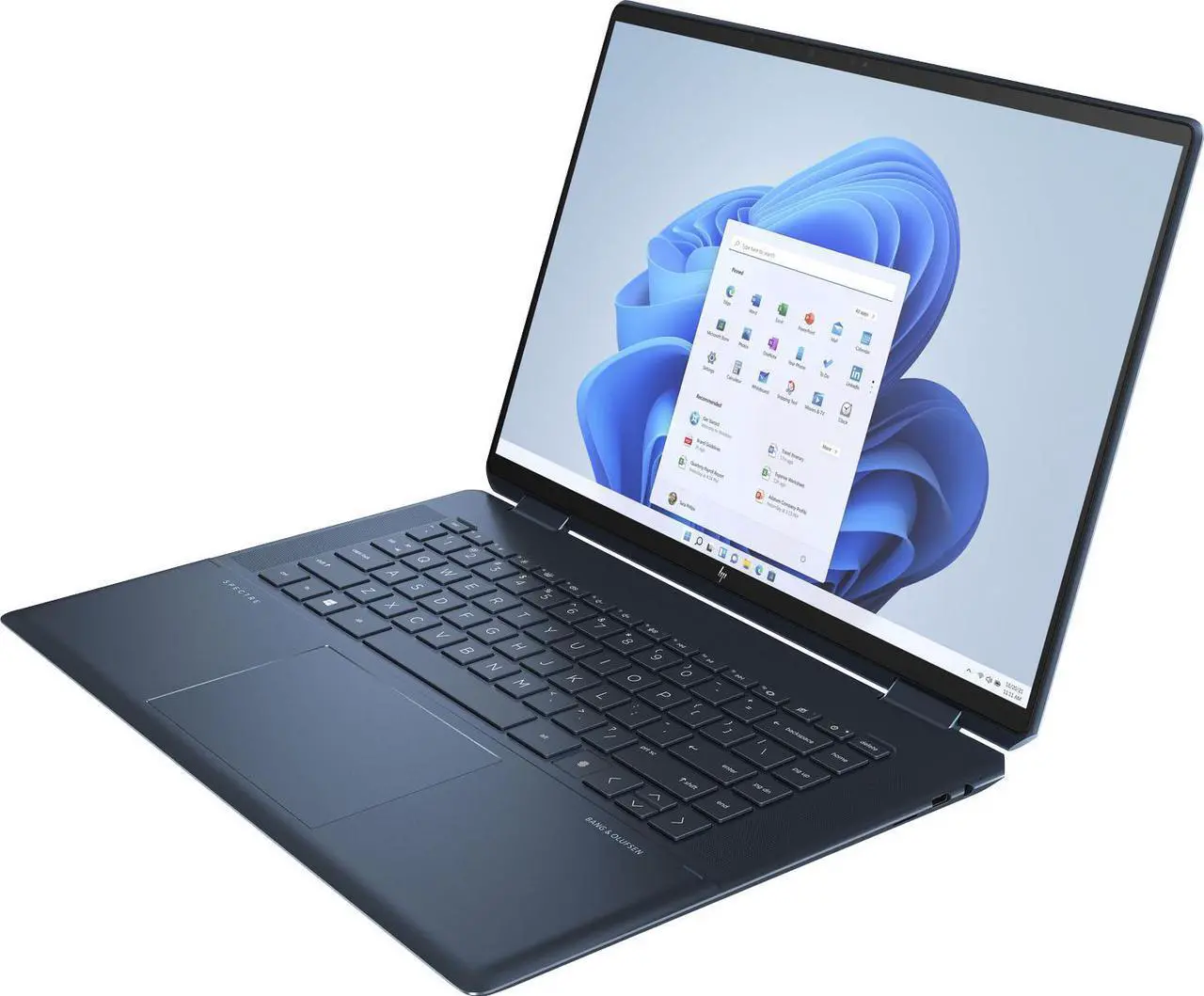 Alt view image 3 of 7 - HP Spectre x360-16 Home & Business 2-in-1 Laptop (Intel i7-11390H 4-Core, 16.0" 60Hz Touch 3072x1920, Intel Iris Xe, 16GB RAM, 1TB PCIe SSD, Backlit KB, Wifi, HDMI, Webcam, Win 11 Home)