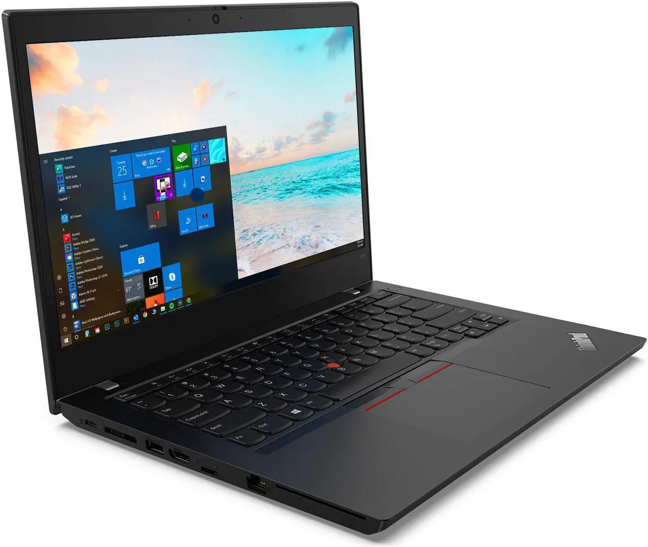 Alt view image 2 of 7 - Lenovo ThinkPad L14 Gen 2 Home & Business Laptop (Intel i5-1135G7 4-Core, 14.0" 60Hz Full HD (1920x1080), Intel Iris Xe, 32GB RAM, 1TB PCIe SSD, Wifi, USB 3.2, HDMI, Webcam, Bluetooth, Win 10 Pro)