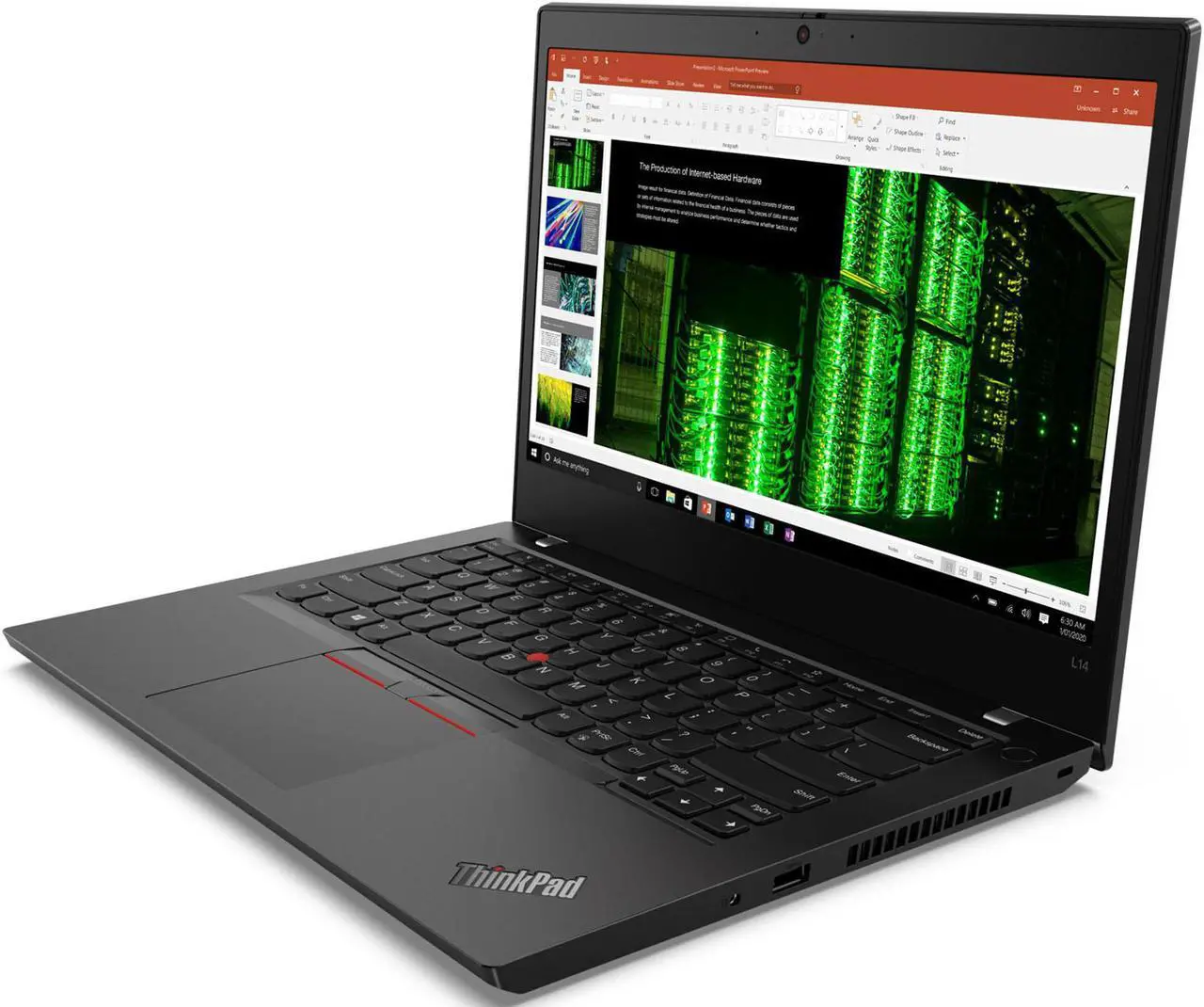 Alt view image 3 of 7 - Lenovo ThinkPad L14 Gen 2 Home & Business Laptop (Intel i5-1135G7 4-Core, 14.0" 60Hz Full HD (1920x1080), Intel Iris Xe, 32GB RAM, 1TB PCIe SSD, Wifi, USB 3.2, HDMI, Webcam, Bluetooth, Win 10 Pro)