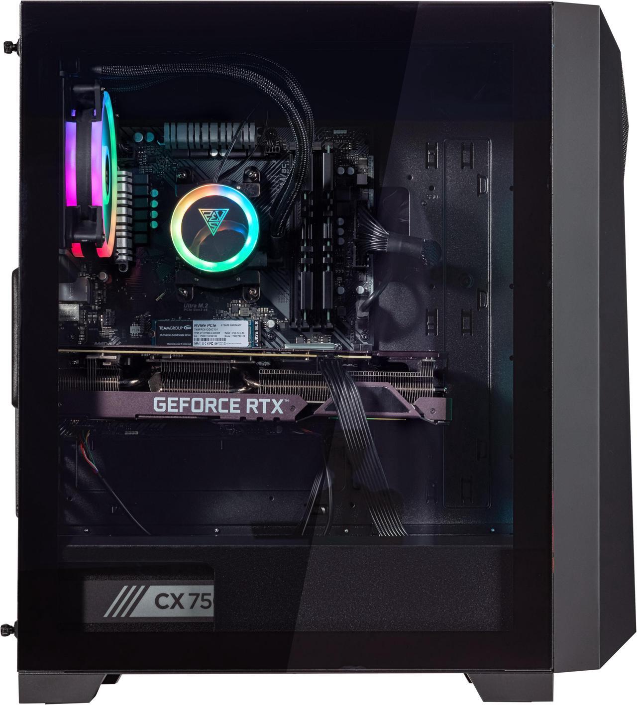 Alt view image 5 of 7 - Velztorm Pilum Custom Built Powerful Gaming Desktop PC (AMD Ryzen 7 3700X 8-Core, 64GB RAM, 4TB PCIe SSD + 6TB HDD (3.5), NVIDIA GeForce GTX 1660 Super, Wifi, 1xUSB 3.1, 5xUSB 3.0, 1xHDMI, Win 10 Pro)