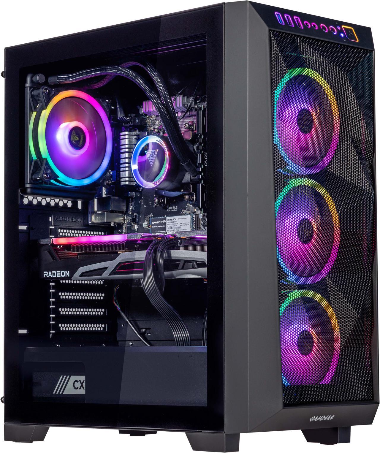 Main image of Velztorm Pilum CTO Powerful Gaming Desktop PC Liquid-Cooled (AMD Ryzen 7 3700X 8-Core, 128GB DDR4, 4TB PCIe SSD + 6TB HDD (3.5), Radeon X 6900 XT 16GB, 120mm AIO, RGB Fans, 750W WiFi-N, Win10P)