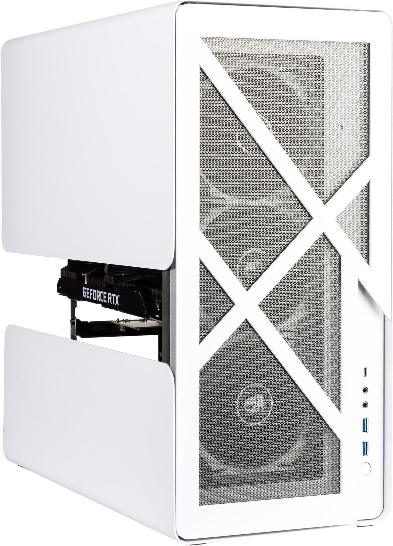 Alt view image 2 of 7 - Velztorm White Addux Gaming & Entertainment Custom Desktop (AMD Ryzen 9 - 5900X 12-Core, GeForce RTX 3050, 64GB RAM, 1TB m.2 SATA SSD + 3TB  HDD, Wifi, USB 3.2, HDMI, Display Port, Win 10 Pro)