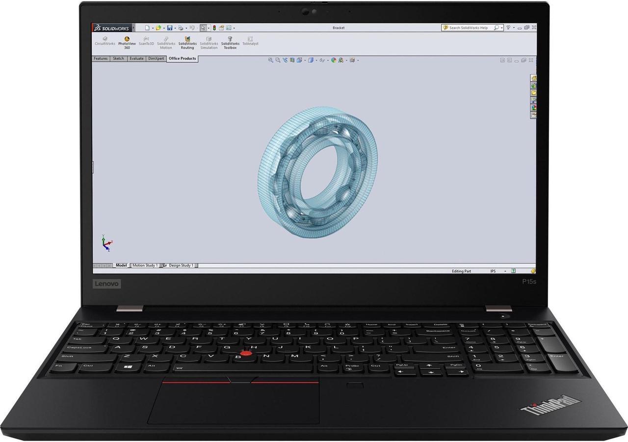 Main image of Lenovo ThinkPad P15s Gen 2 Workstation Laptop (Intel i7-1165G7 4-Core, 15.6" 60Hz Full HD (1920x1080), NVIDIA Quadro T500, 24GB RAM, 512GB PCIe SSD, Backlit KB, Wifi, USB 3.2, HDMI, Win 10 Pro)