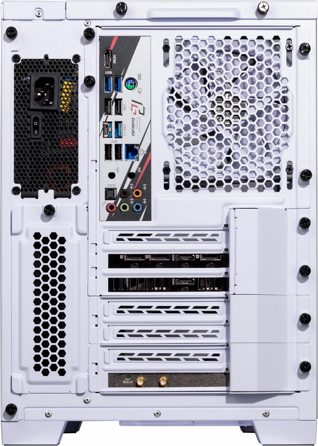 Alt view image 6 of 7 - Velztorm Mini Lux Gaming Custom Desktop (AMD Ryzen 9 5950X 16-Core, GeForce RTX 3070, 128GB RAM, 2TB PCIe SSD + 6TB  HDD, Wifi, USB 3.2, HDMI, Display Port, Win 10 Pro)