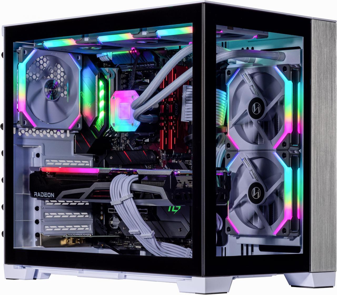 Main image of Velztorm Mini Lux Gaming Custom Desktop (AMD Ryzen 9 5950X 16-Core, Radeon RX 6900 XT, 64GB RAM, 512GB m.2 SATA SSD + 1TB  HDD, Wifi, USB 3.2, HDMI, Display Port, Win 10 Pro)