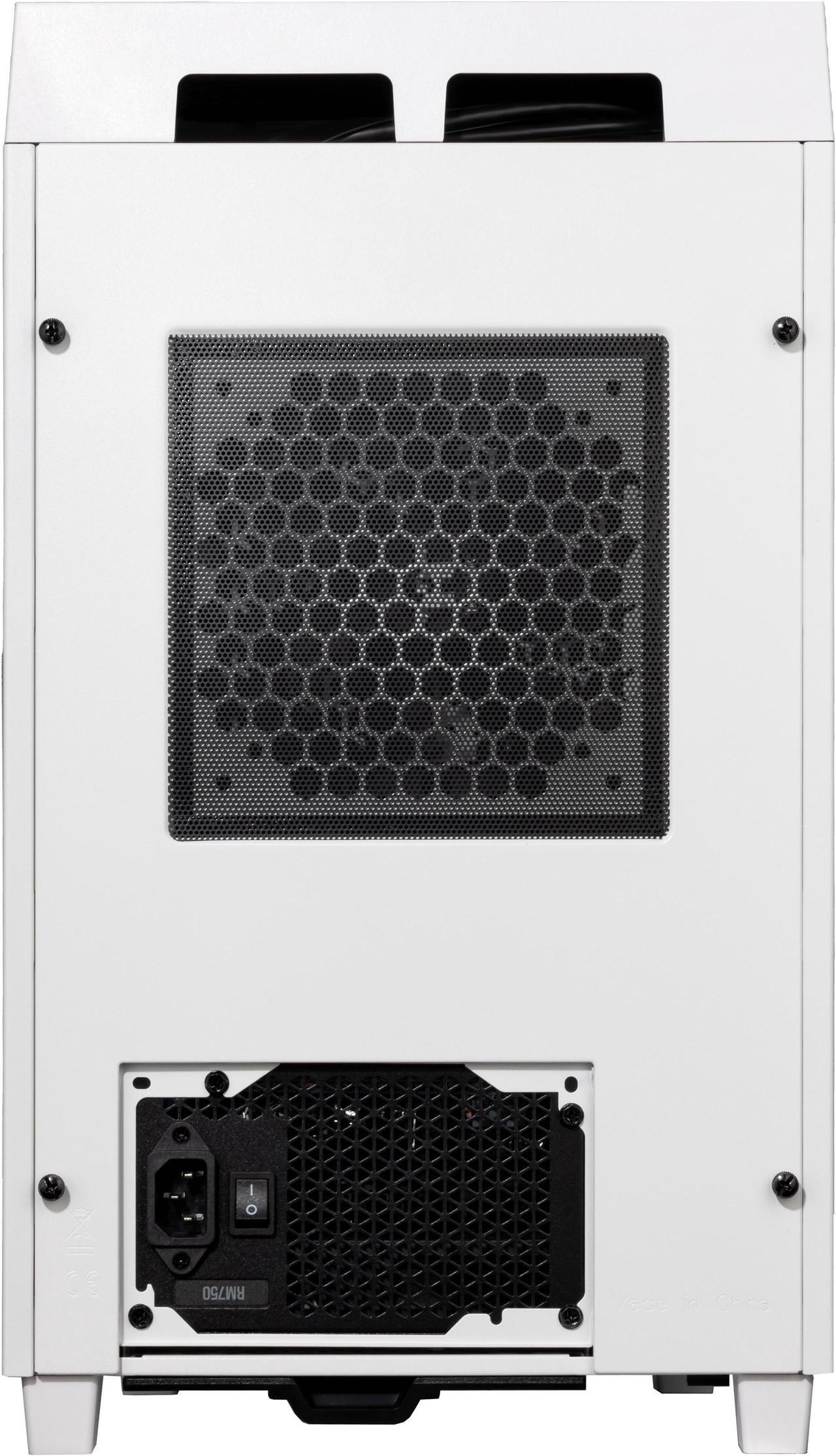 Alt view image 7 of 7 - Velztorm White Vertix Gaming Custom Desktop (AMD Ryzen 9 5900X 12-Core, GeForce RTX 3050, 16GB RAM, 256GB m.2 SATA SSD + 1TB  HDD, Wifi, USB 3.2, HDMI, Bluetooth, Display Port, Win 10 Home)