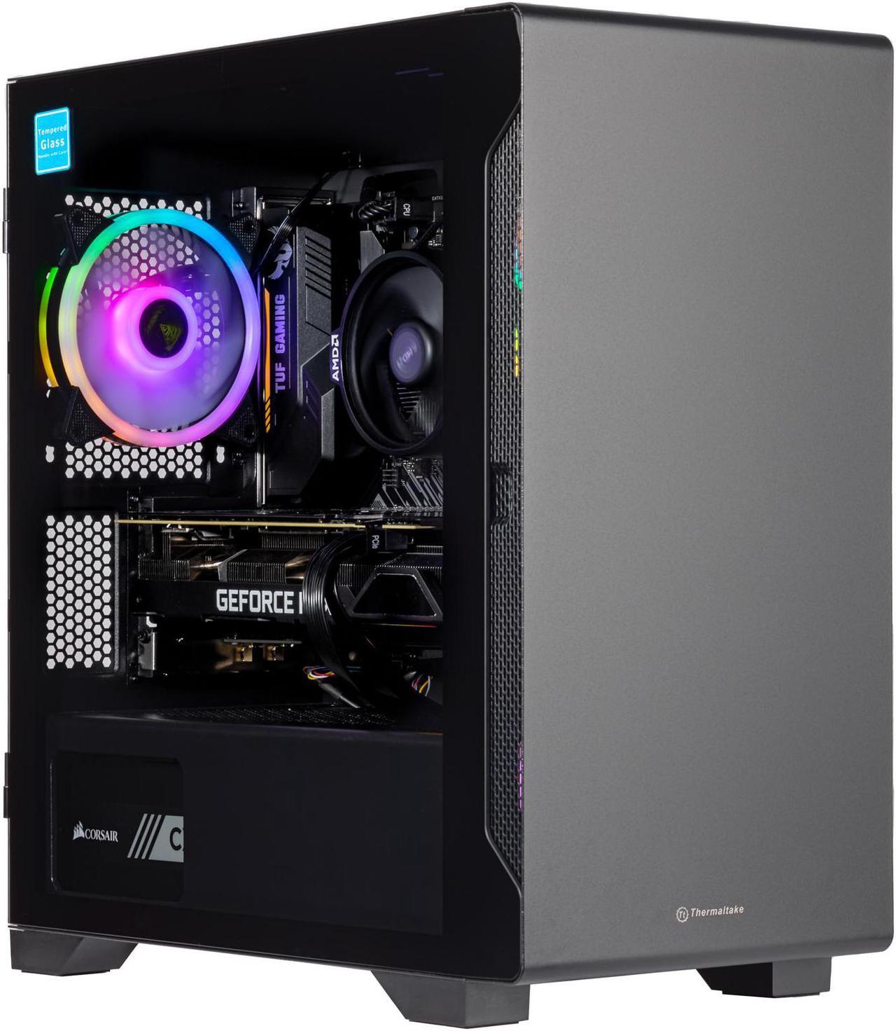 Main image of Velztorm Erebix Custom Built Gaming Desktop PC (AMD Ryzen 3 3100 4-Core, GeForce GTX 1660 Super 6GB, 16GB DDR4, 1TB PCIe SSD + 1TB HDD (3.5), 750W PSU, WiFi, USB 3.2, HDMI, Win 10 Home) VELZ0056