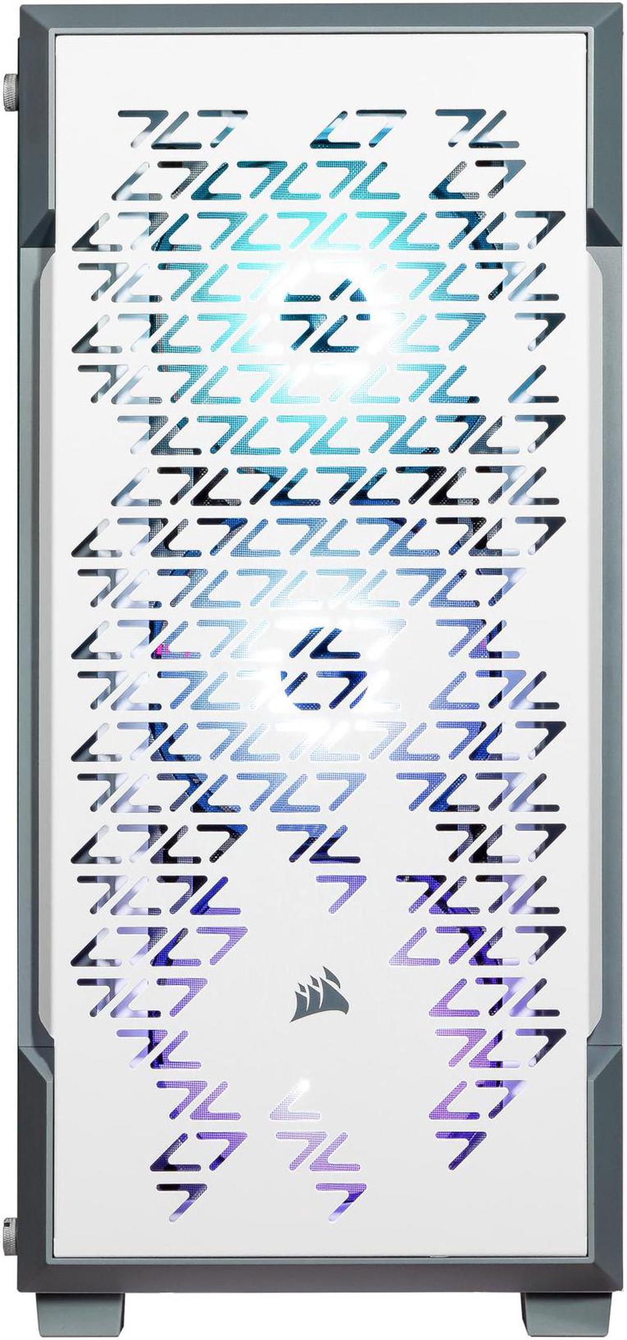 Alt view image 7 of 7 - Velztorm White Fultix Custom Built Gaming Desktop PC (AMD Ryzen 5-5500, GeForce GTX 1660 Super, 64GB DDR4, 1TB PCIe SSD, RGB Fans, 750W PSU, WiFi 5, Bluetooth 4.2, RJ-45, HDMI, Win 10 Pro)