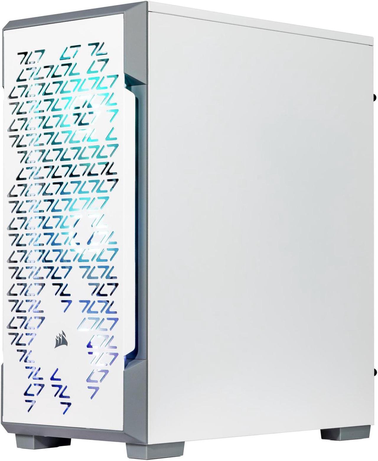 Alt view image 5 of 7 - Velztorm White Fultix Custom Built Gaming Desktop PC (AMD Ryzen 5-5500, GeForce GTX 1660 Super, 64GB DDR4, 1TB PCIe SSD, RGB Fans, 750W PSU, WiFi 5, Bluetooth 4.2, RJ-45, HDMI, Win 10 Pro)