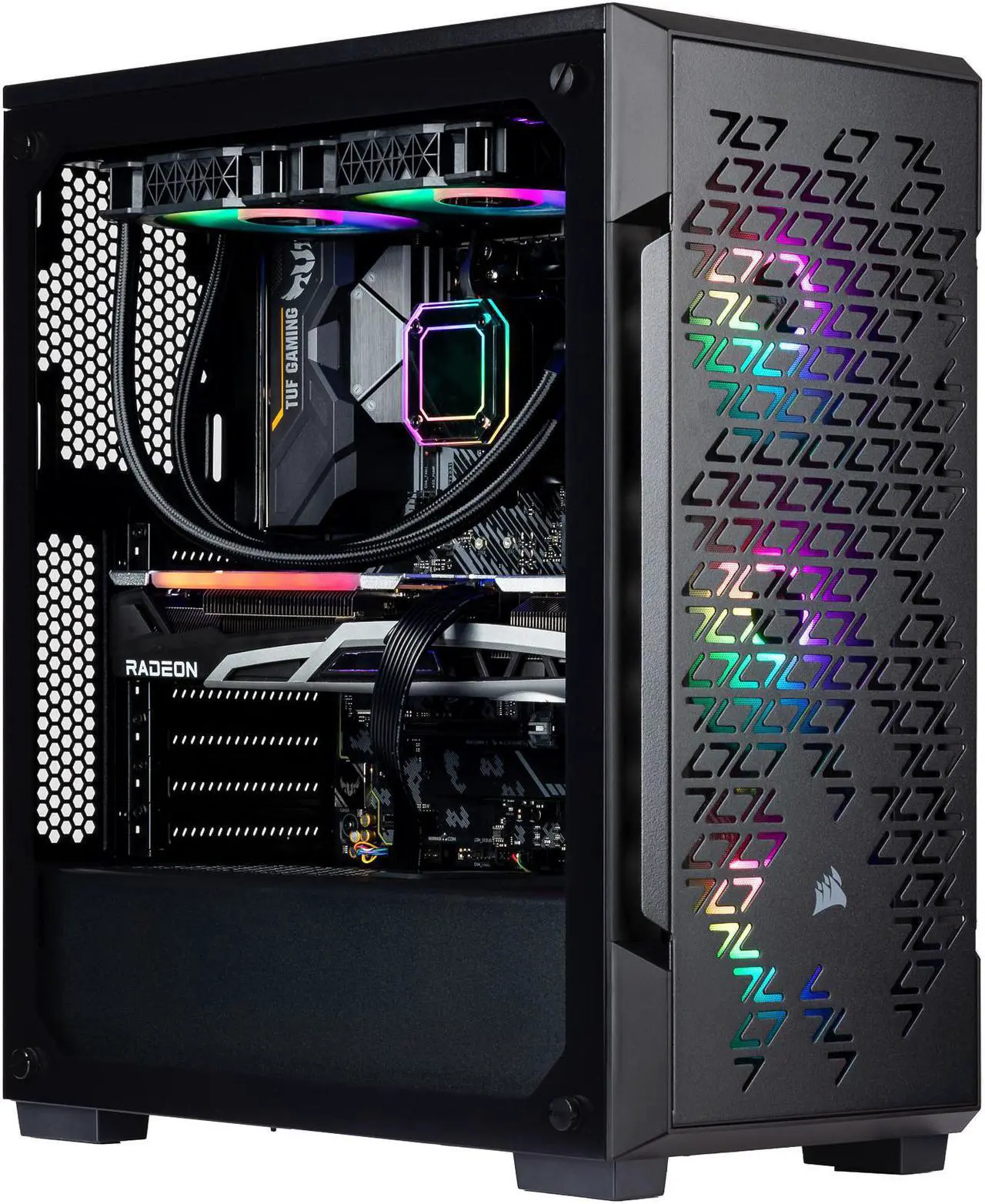Main image of Velztorm Ferrux Custom Built Gaming Desktop PC (AMD Ryzen 9 - 5900X 12-Core, 128GB RAM, 2TB PCIe SSD + 6TB HDD (3.5), Radeon RX 6900 XT, Wifi, 2xUSB 3.0, 1xHDMI, 1 Display Port (DP), Win 10 Home)