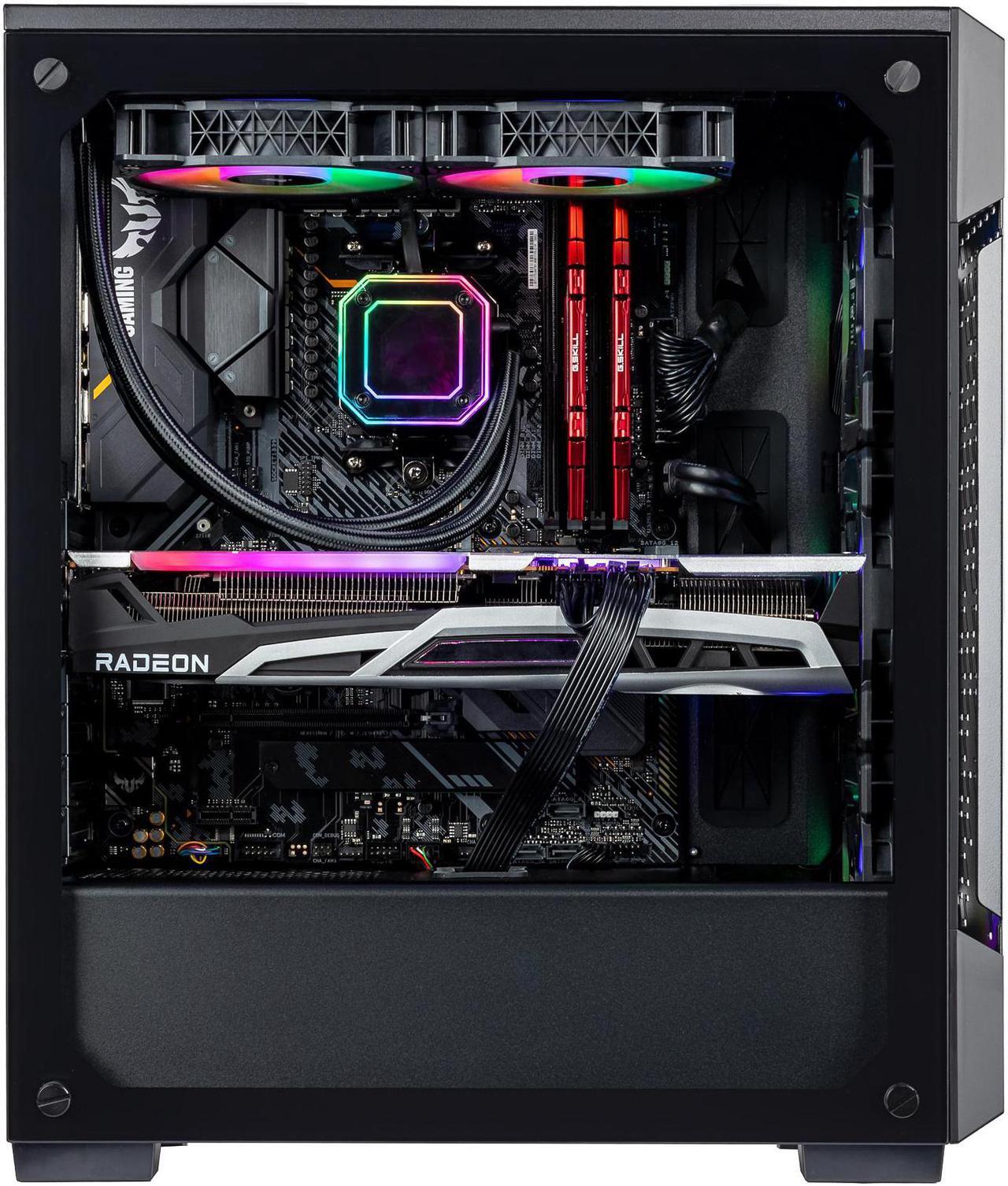 Alt view image 4 of 7 - Velztorm Ferrux Custom Built Gaming Desktop PC (AMD Ryzen 9 - 5900X 12-Core, 128GB RAM, 2TB PCIe SSD + 6TB HDD (3.5), Radeon RX 6900 XT, Wifi, 2xUSB 3.0, 1xHDMI, 1 Display Port (DP), Win 10 Home)