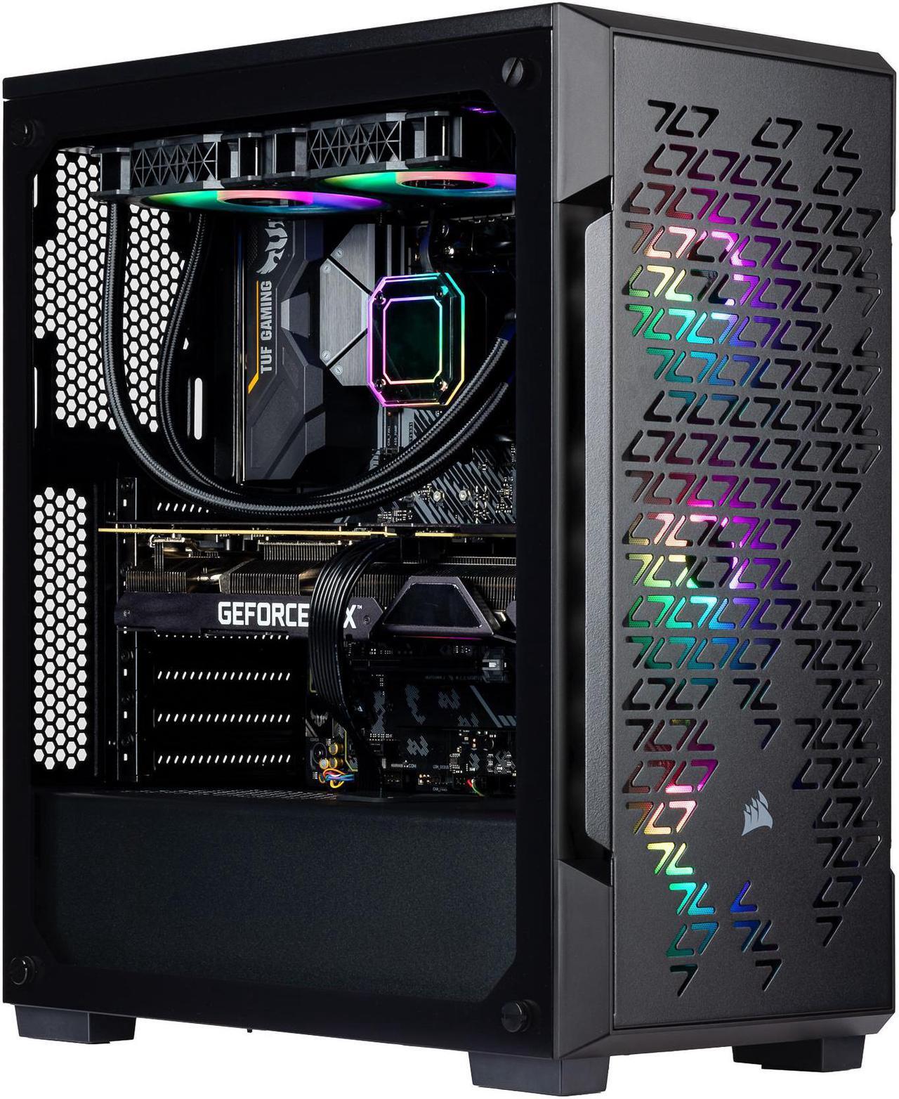 Main image of Velztorm Ferrux CTO Gaming Desktop PC Liquid-Cooled (AMD Ryzen 9-5900X 12-Core, 16GB DDR4, 512GB m.2 SSD + 2TB HDD (3.5), GeForce GTX 1660 Super 4GB, WiFi-N, 240mm AIO, RGB Fans, 750W PSU, Win10H)