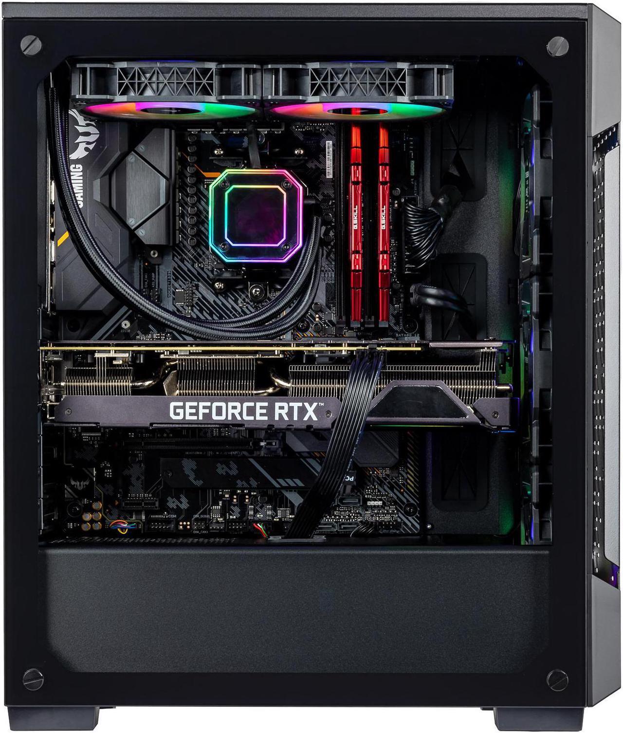 Alt view image 3 of 7 - Velztorm Ferrux CTO Gaming Desktop PC Liquid-Cooled (AMD Ryzen 9-5900X 12-Core, 16GB DDR4, 512GB m.2 SSD + 2TB HDD (3.5), GeForce GTX 1660 Super 4GB, WiFi-N, 240mm AIO, RGB Fans, 750W PSU, Win10H)