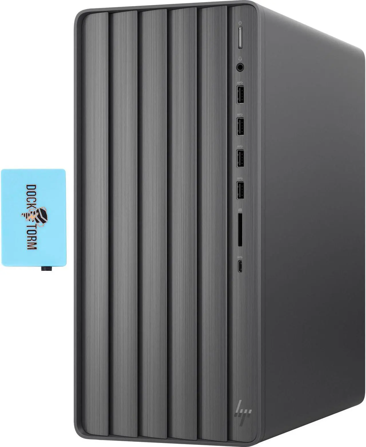 Main image of HP Envy Desktop PC (Intel i5-10400 6-Core, Intel UHD 630, 32GB RAM, 256GB m.2 SATA SSD + 1TB HDD (3.5), Wifi, HDMI, Bluetooth, SD Card, Win 11 Home) w/Hub (TE01-1214)