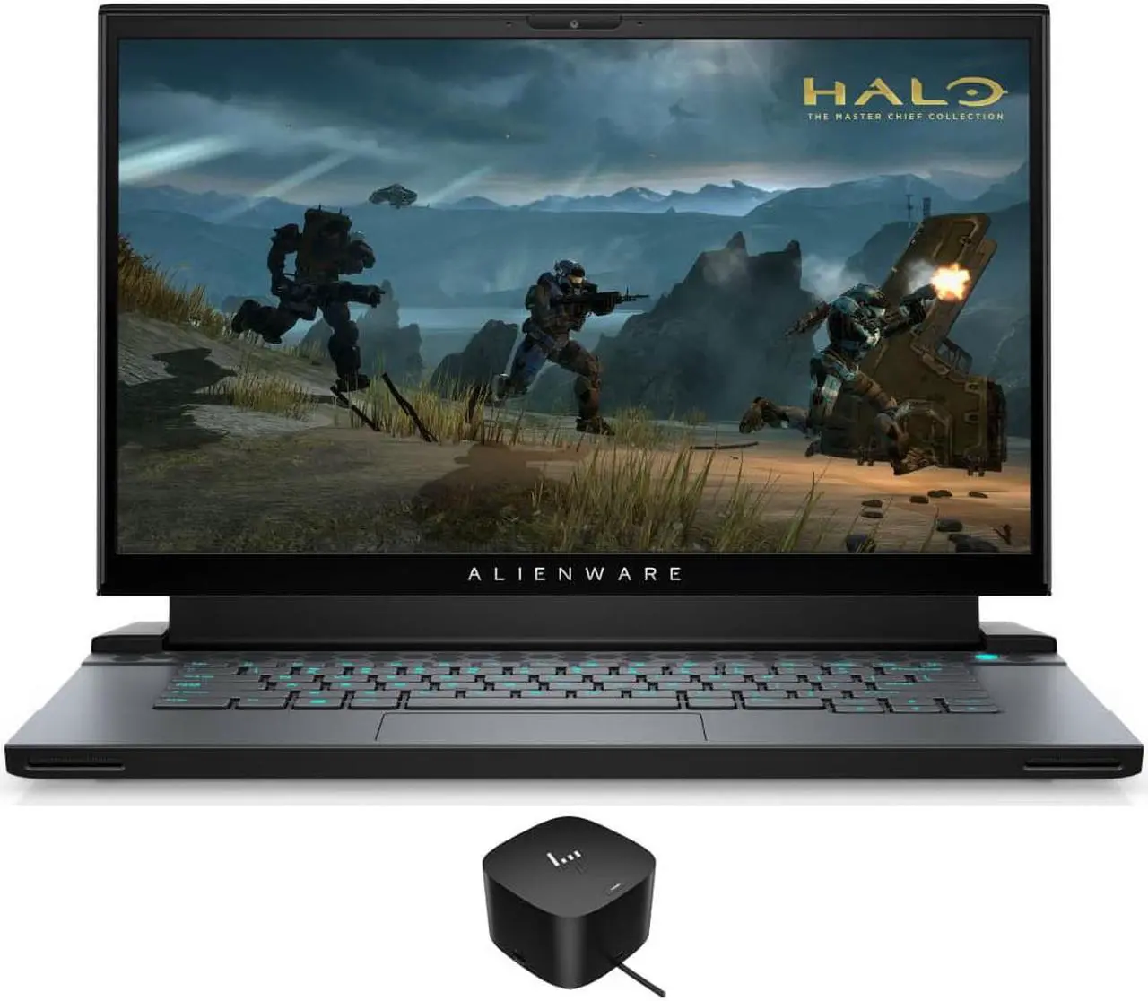 Main image of Dell Alienware m15 R4 Gaming Laptop (Intel i7-10870H 8-Core, 15.6" 300Hz Full HD (1920x1080), NVIDIA RTX 3070, 16GB RAM, 512GB SSD, Backlit KB, Wifi, USB 3.2, HDMI, Win 10 Home) with 120W G4 Dock
