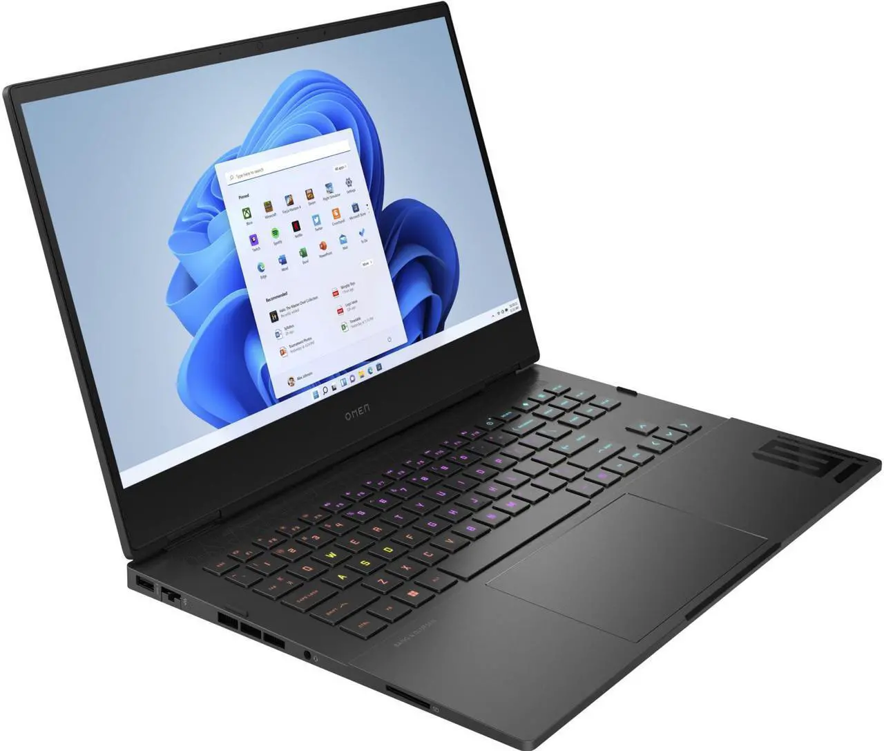 Alt view image 2 of 6 - HP OMEN 16t-k000 Gaming & Entertainment Laptop (Intel i7-12700H 14-Core, 16.1" 60Hz Full HD (1920x1080), NVIDIA RTX 3060, 32GB DDR5 4800MHz RAM, Win 11 Home) with Travel & Work Backpack
