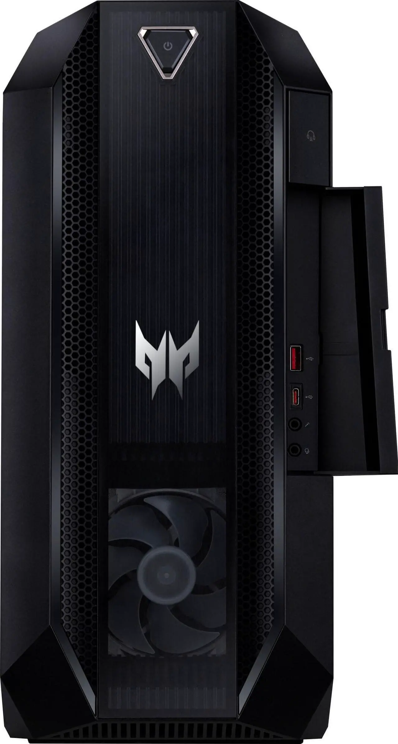 Alt view image 7 of 7 - Acer Predator PO3-630 Gaming Desktop PC (Intel i7-11700 8-Core, GeForce RTX 3070, 16GB RAM, 2x4TB PCIe SSD RAID 0  (8TB), Backlit KB, Wifi, USB 3.2, HDMI, Bluetooth, Display Port, Win 10 Pro)