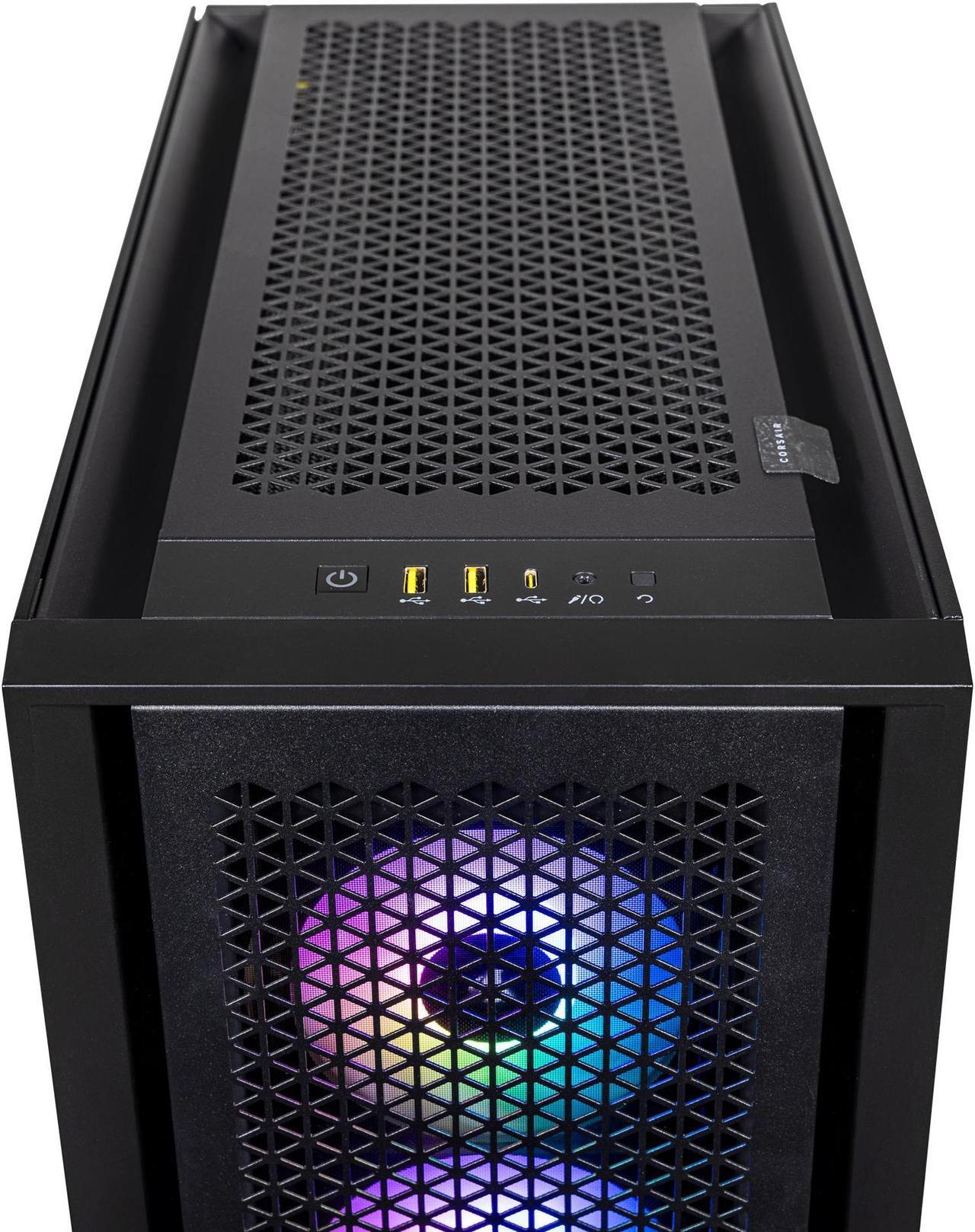 Alt view image 7 of 7 - Velztorm Aciex 14th Gen AI Airflow Gaming PC (Intel i9-14900K 24-Core, 64GB DDR5 RAM, 2x2TB PCIe SSD (4TB), GeForce RTX 3050, 360mm AIO, 1000W PSU, WiFi6, BT5.2, Win 10 Home) VELZ0031