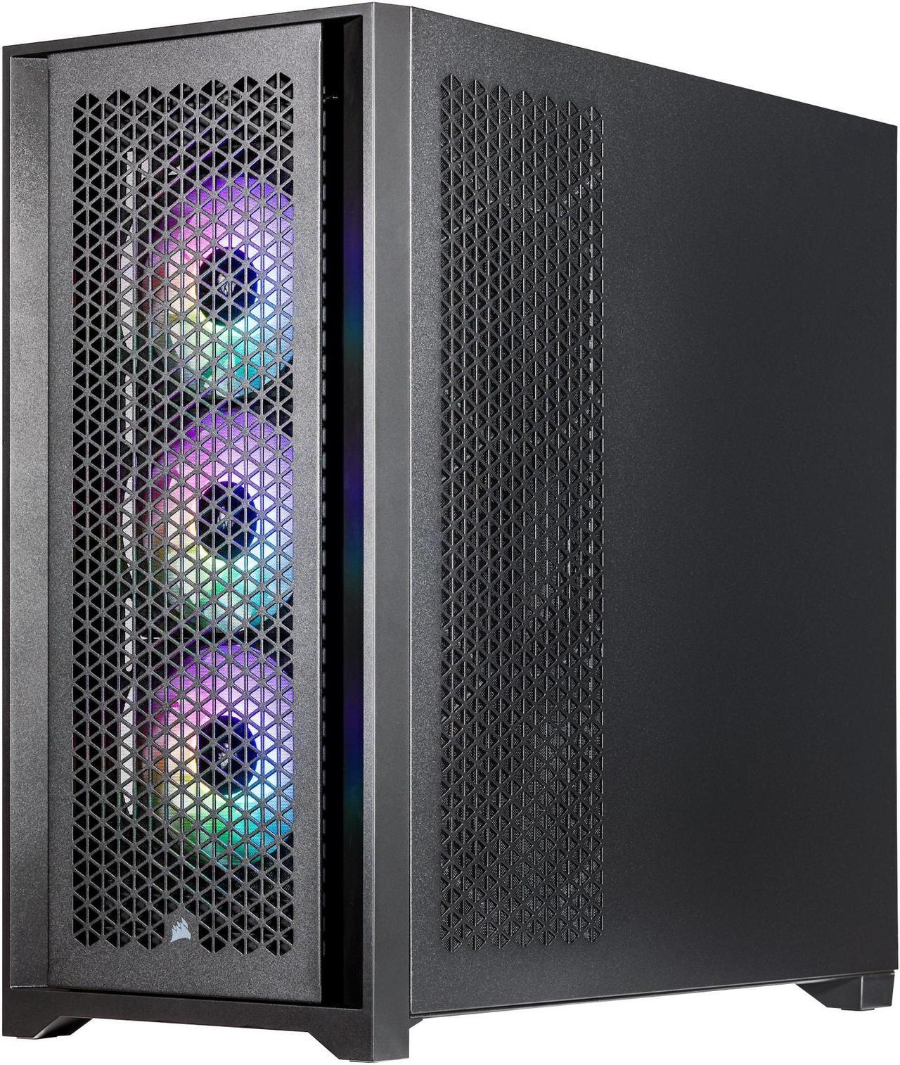 Alt view image 5 of 7 - Velztorm Aciex 14th Gen AI Airflow Gaming PC (Intel i9-14900K 24-Core, 64GB DDR5 RAM, 2x2TB PCIe SSD (4TB), GeForce RTX 3050, 360mm AIO, 1000W PSU, WiFi6, BT5.2, Win 10 Home) VELZ0031