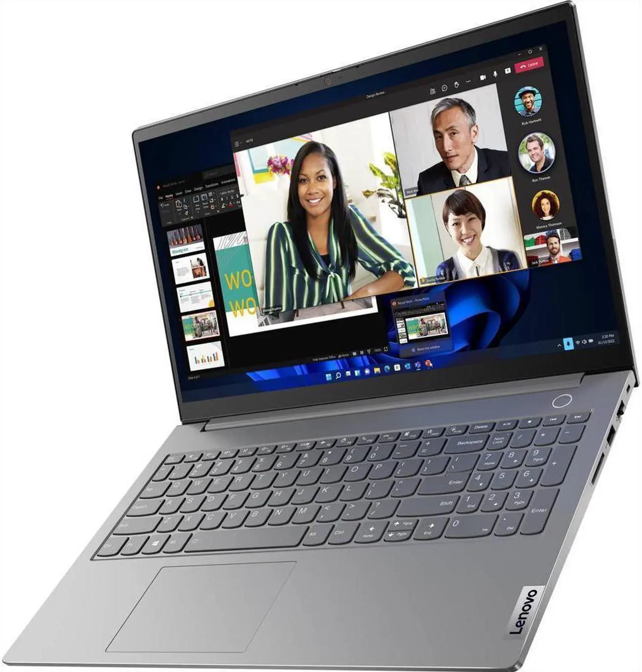 Alt view image 3 of 7 - Lenovo ThinkBook 15 G4 Home & Business Laptop (Intel i5-1235U 10-Core, 24GB RAM, 4TB PCIe SSD, Intel Iris Xe, 15.6" 60 Hz Touch Full HD (1920x1080), Fingerprint, Wifi, Bluetooth, Win 10 Pro)