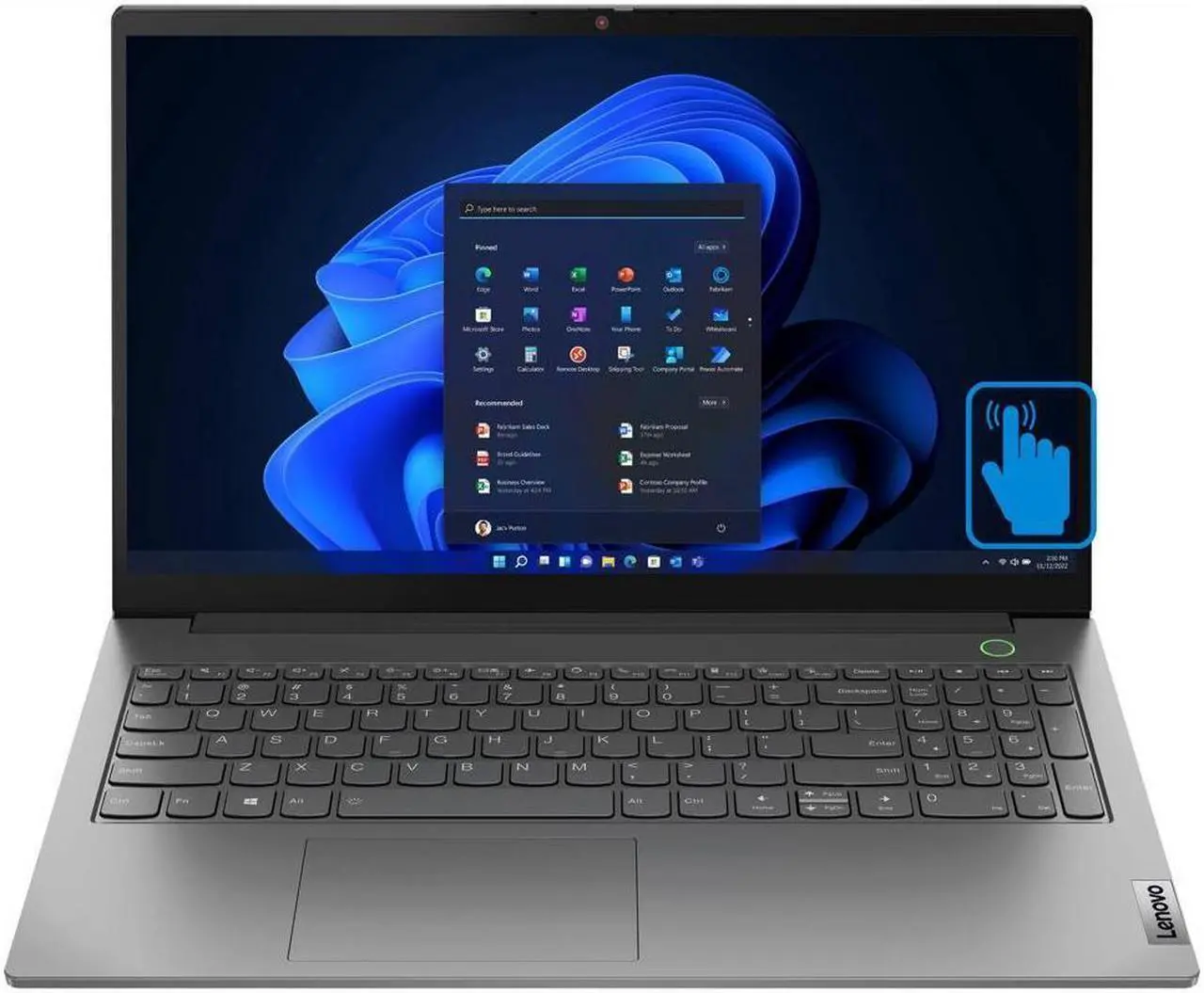 Alt view image 2 of 7 - Lenovo ThinkBook 15 G4 Home & Business Laptop (Intel i5-1235U 10-Core, 24GB RAM, 4TB PCIe SSD, Intel Iris Xe, 15.6" 60 Hz Touch Full HD (1920x1080), Fingerprint, Wifi, Bluetooth, Win 10 Pro)