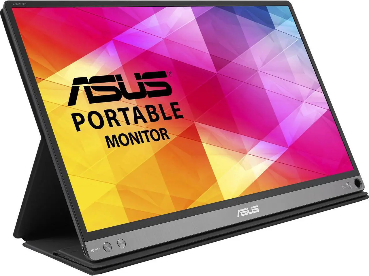 Alt view image 3 of 7 - ASUS ZenScreen MB16AC 16" Portable Monitor, IPS FHD (1920x1080), Anti-Glare Screen, 60Hz Refresh Rate, 5 ms Response Time, Low Blue Light, Ideal for Home & Business Use, Black (2024 Latest Model)