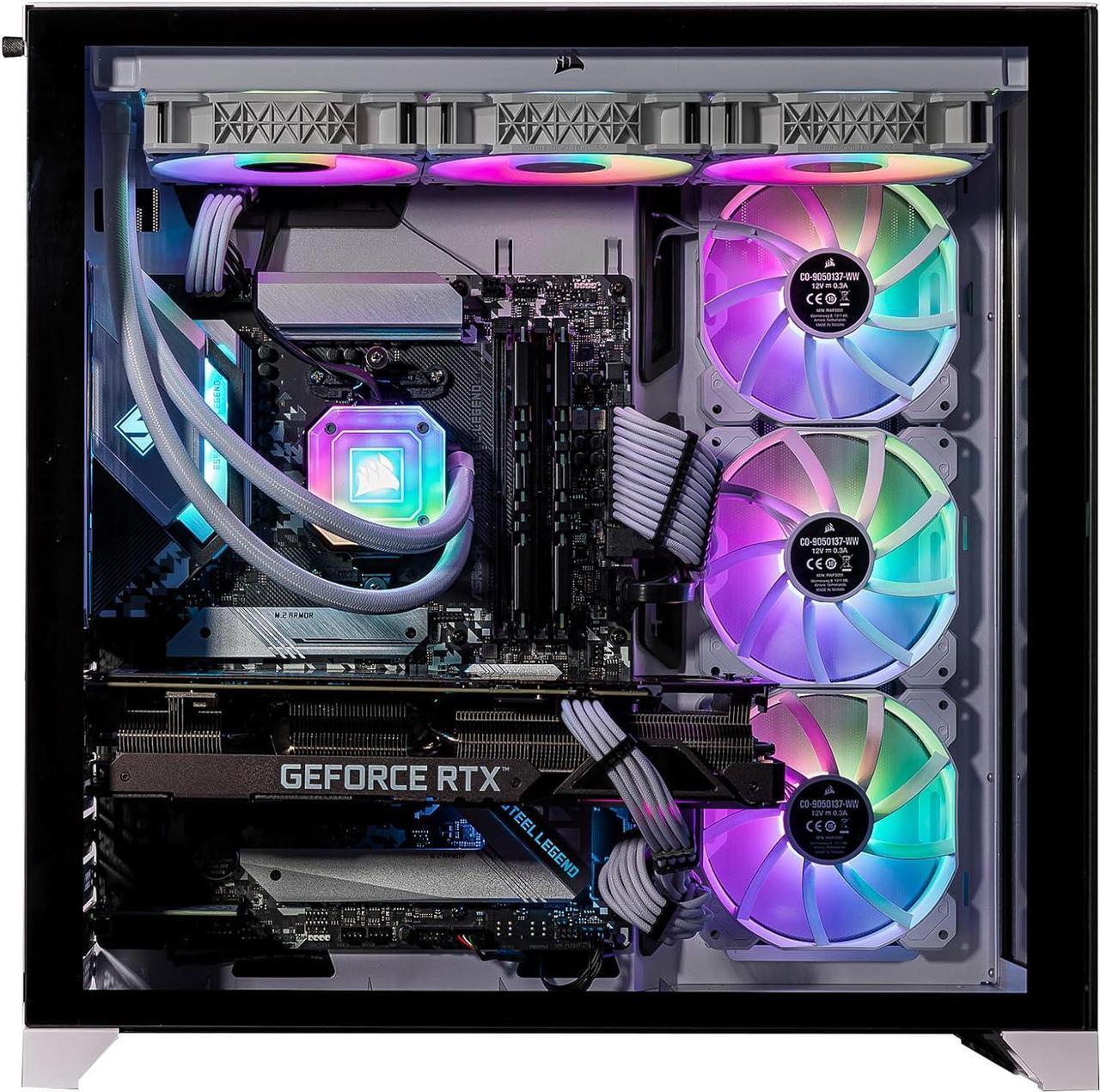 Alt view image 3 of 7 - Velztorm Lux CTO Gaming Desktop PC Liquid-Cooled (AMD Ryzen 9-5950X 16-Core, 128GB DDR4, 1TB m.2 SATA SSD+2TB HDD (3.5), GeForce GTX 1050Ti 4GB, AC WiFi, 360mm AIO, RGB Fans, 1000W PSU, Win 10 Pro)